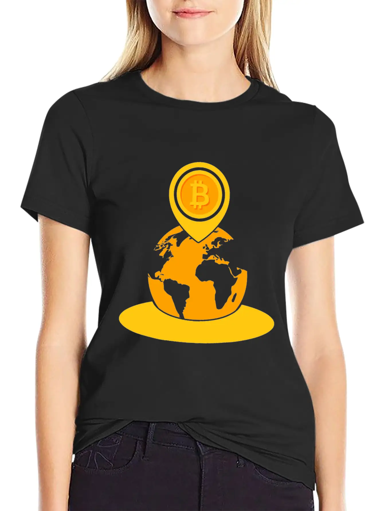 Bitcoin Game To The Moon Rocket Hodl Fun Gift Idea Breathable Soft Cotton T-Shirt – Timeless Casual Look