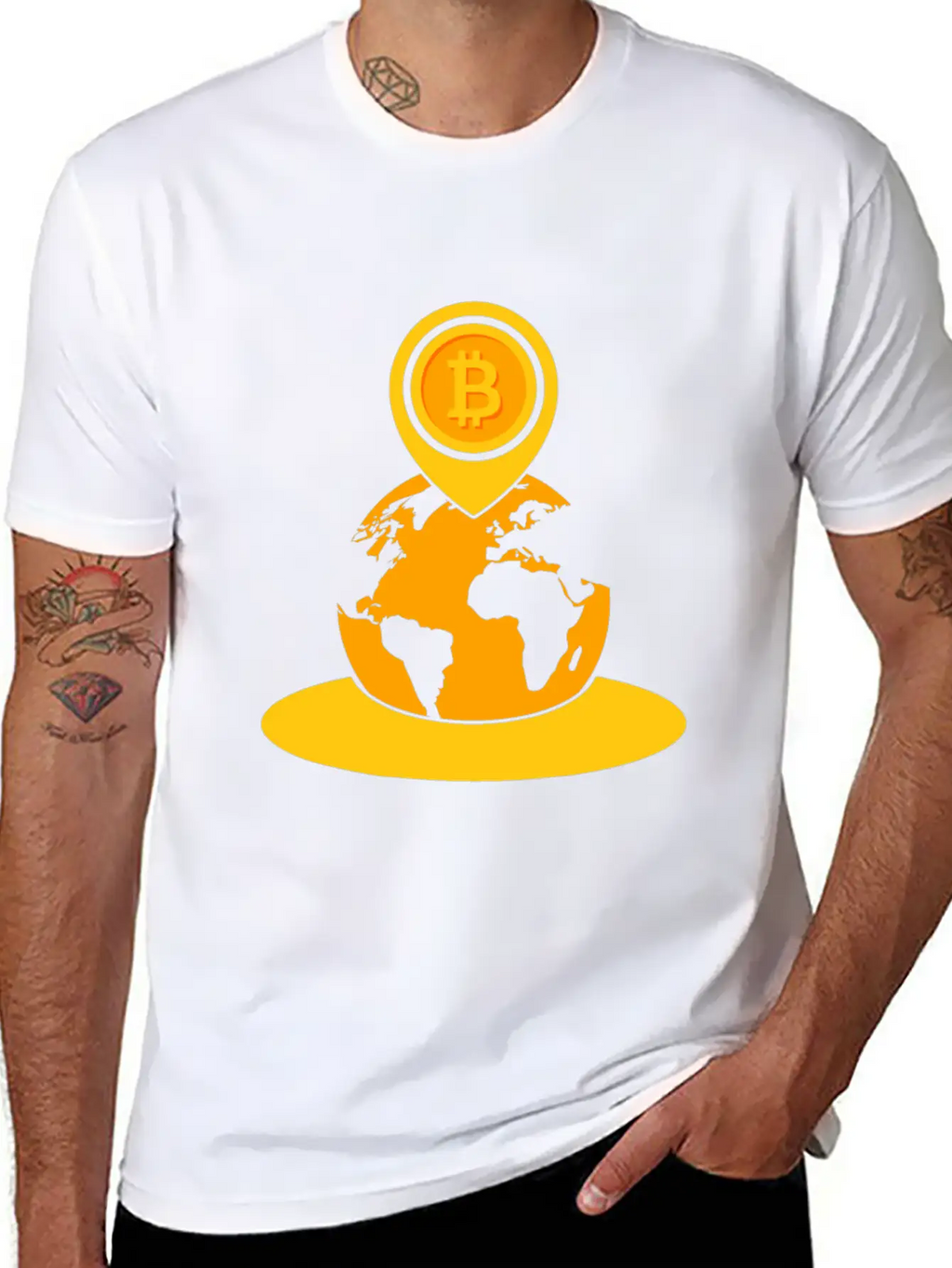 Bitcoin Game To The Moon Rocket Hodl Fun Gift Idea Breathable Soft Cotton T-Shirt – Timeless Casual Look
