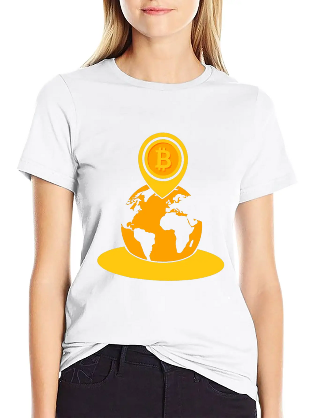 Bitcoin Game To The Moon Rocket Hodl Fun Gift Idea Breathable Soft Cotton T-Shirt – Timeless Casual Look