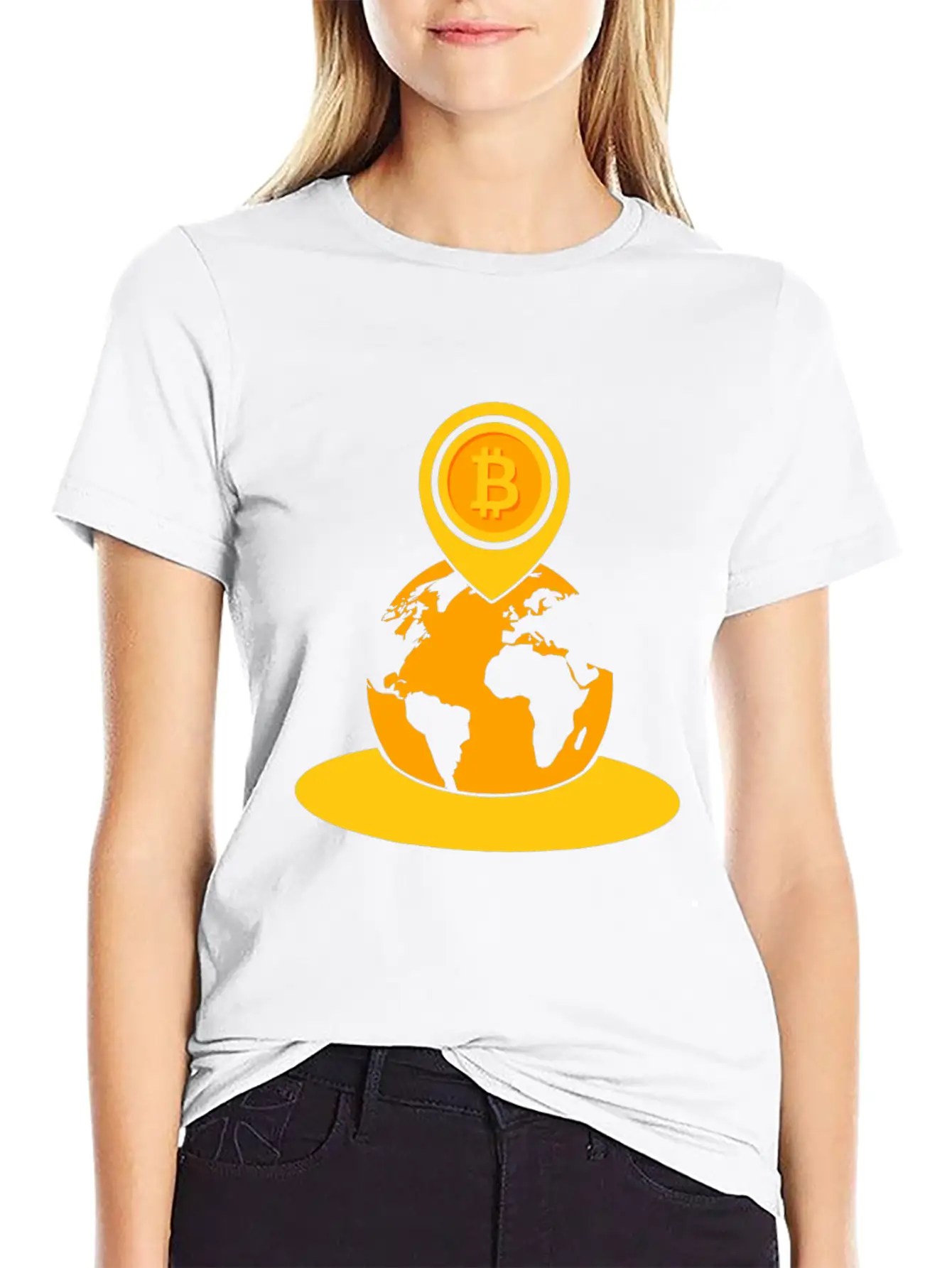 Bitcoin Game To The Moon Rocket Hodl Fun Gift Idea Breathable Soft Cotton T-Shirt – Timeless Casual Look