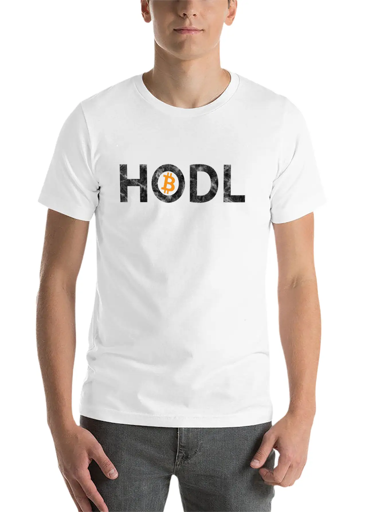 Bitcoin HODL - Bitcoin Hold TShirt Timeless Short Sleeve Tee – Comfy And Minimalist Design
