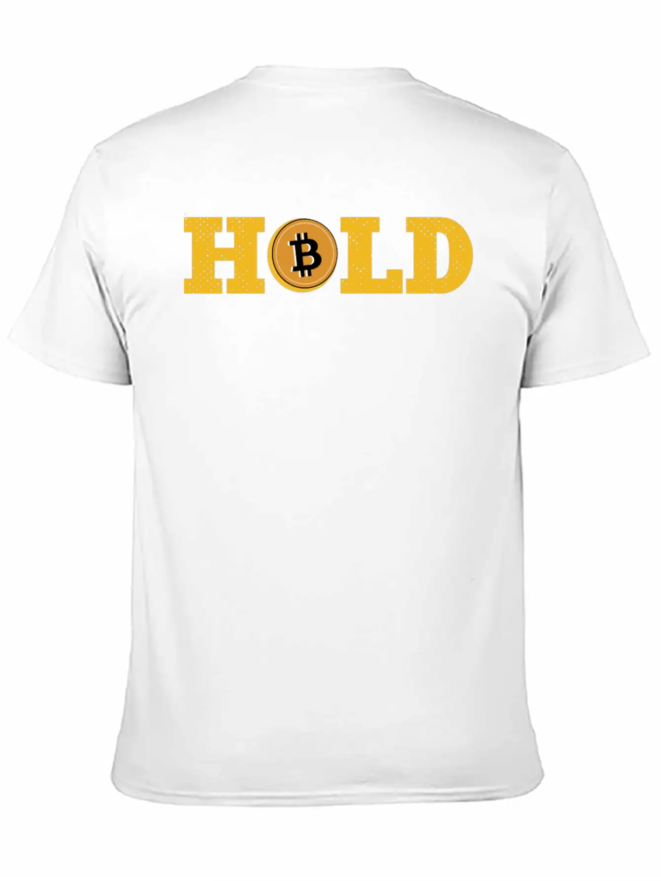 Bitcoin, Hold, Cryptocurrency Relaxed Everyday Tee – Lightweight And Durable Cotton