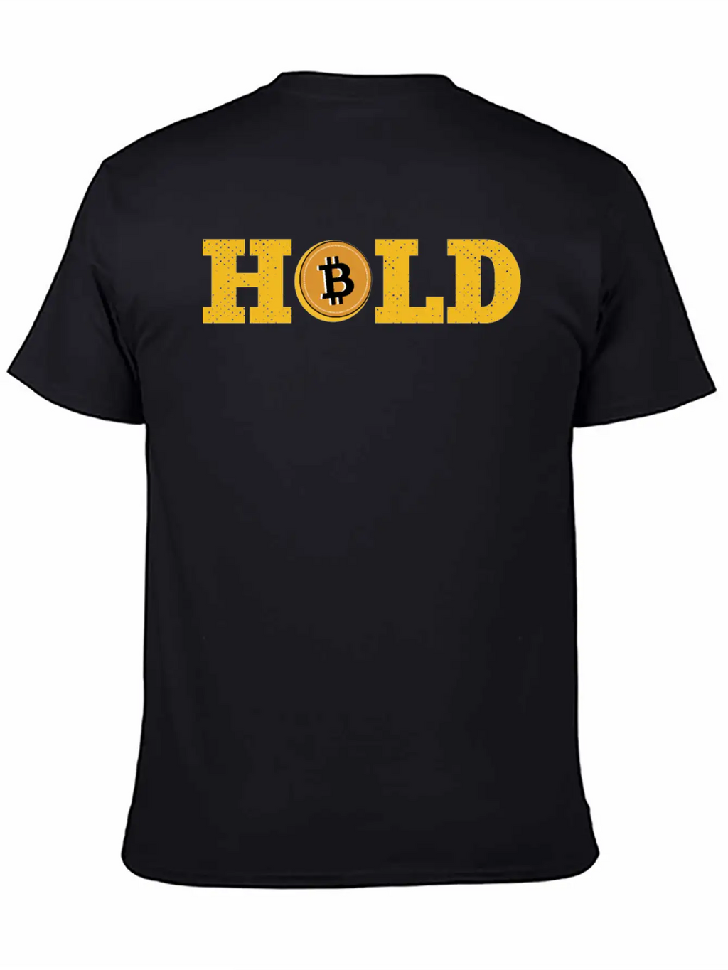 Bitcoin, Hold, Cryptocurrency Relaxed Everyday Tee – Lightweight And Durable Cotton