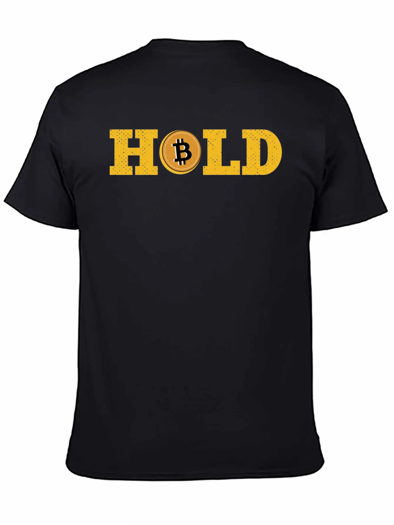 Bitcoin, Hold, Cryptocurrency Relaxed Everyday Tee – Lightweight And Durable Cotton