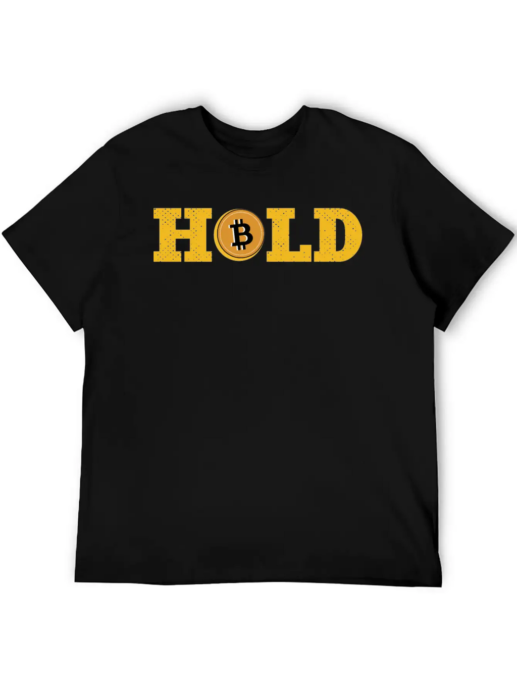 Bitcoin, Hold, Cryptocurrency Relaxed Everyday Tee – Lightweight And Durable Cotton