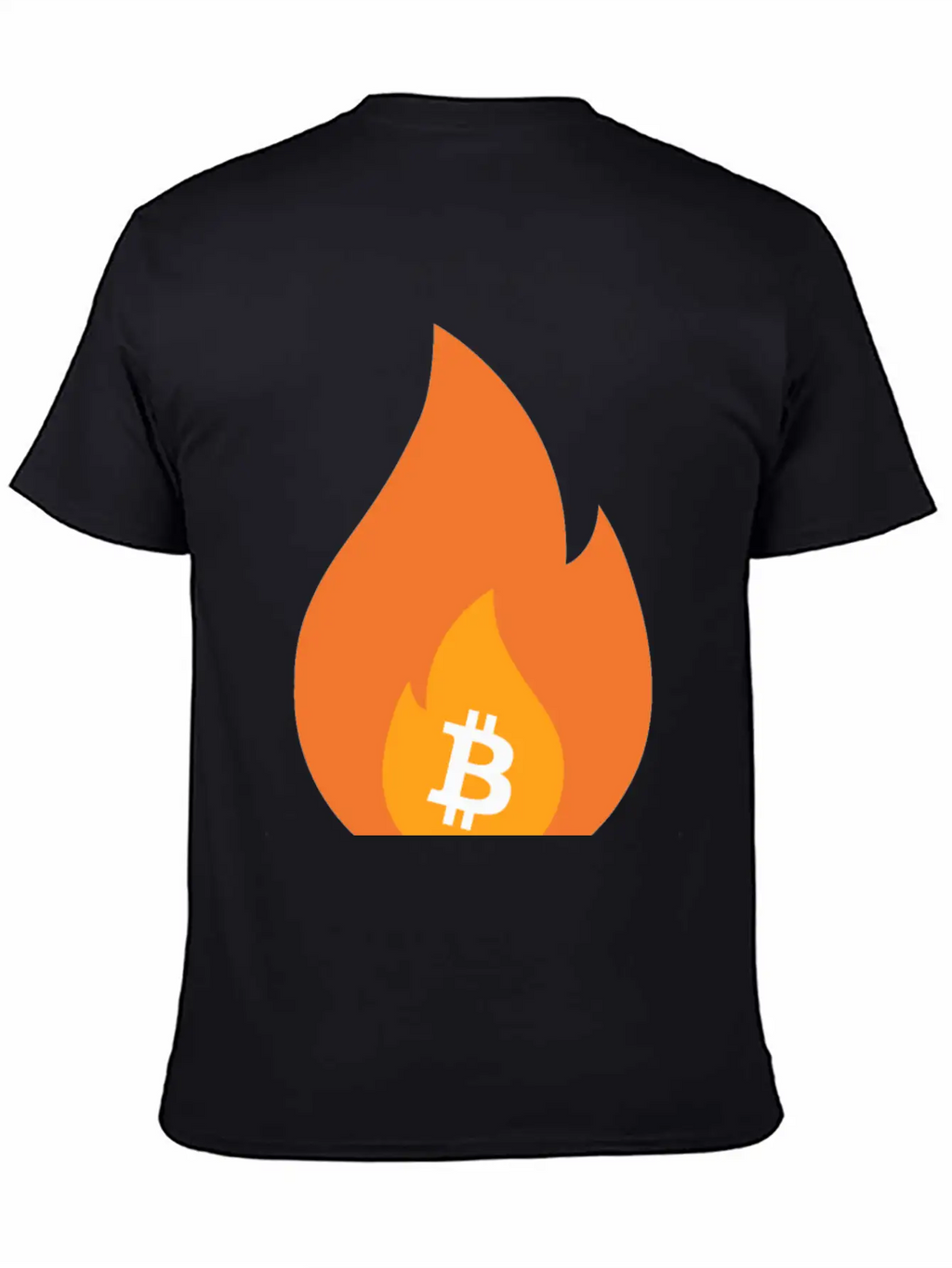 Bitcoin Is Lit - BTC On Fire - Bullish AF Stylish Everyday T-Shirt – Unisex Basic Cotton Tee