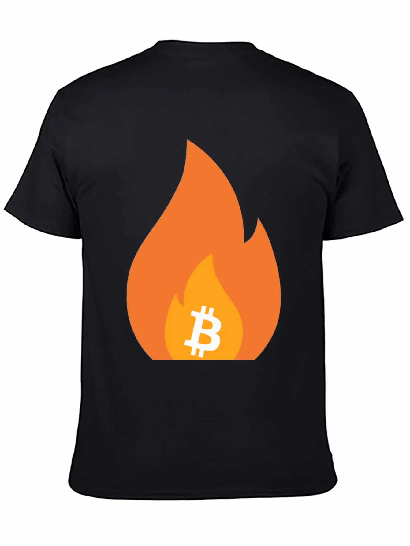 Bitcoin Is Lit - BTC On Fire - Bullish AF Stylish Everyday T-Shirt – Unisex Basic Cotton Tee