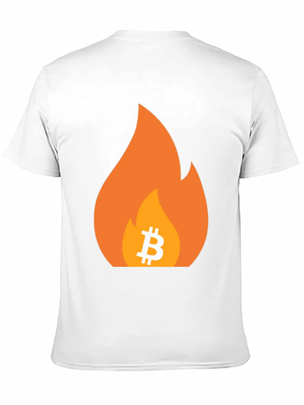 Bitcoin Is Lit - BTC On Fire - Bullish AF Stylish Everyday T-Shirt – Unisex Basic Cotton Tee