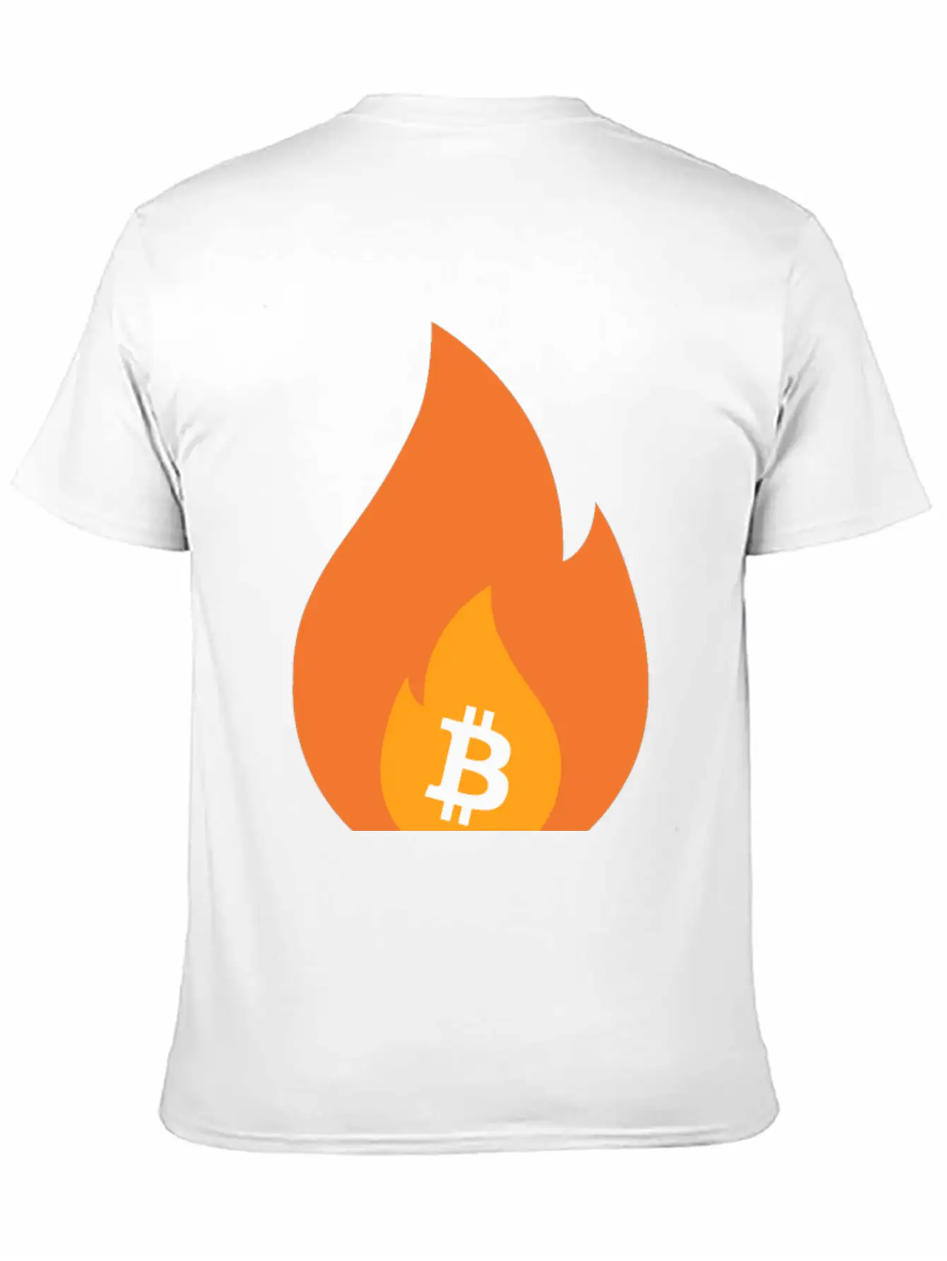 Bitcoin Is Lit - BTC On Fire - Bullish AF Stylish Everyday T-Shirt – Unisex Basic Cotton Tee