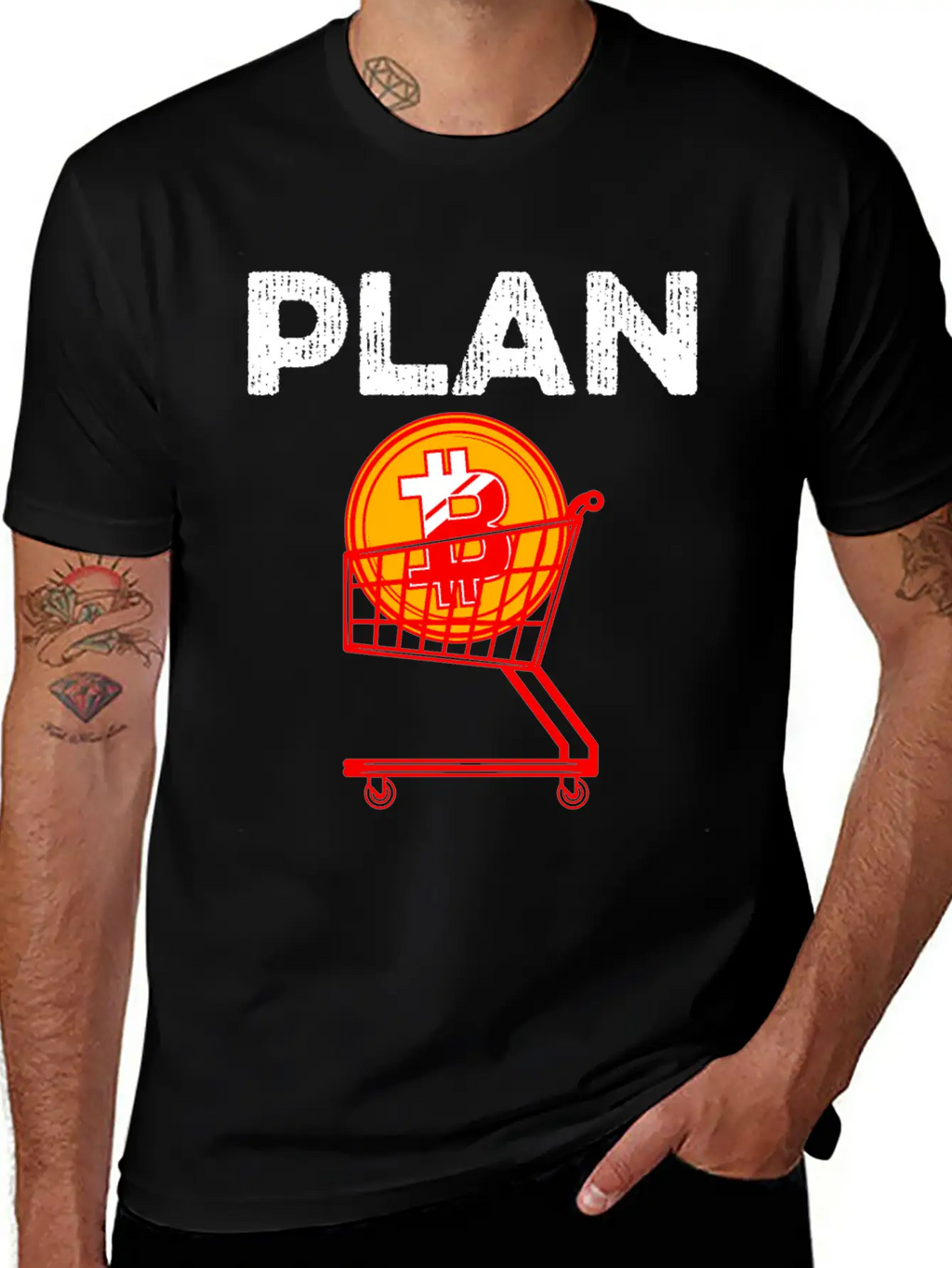 BITCOIN Is The Plan B Timeless Short Sleeve Tee – Comfy And Minimalist Design