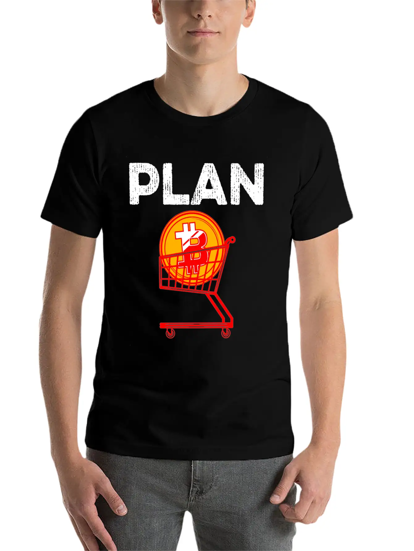 BITCOIN Is The Plan B Timeless Short Sleeve Tee – Comfy And Minimalist Design