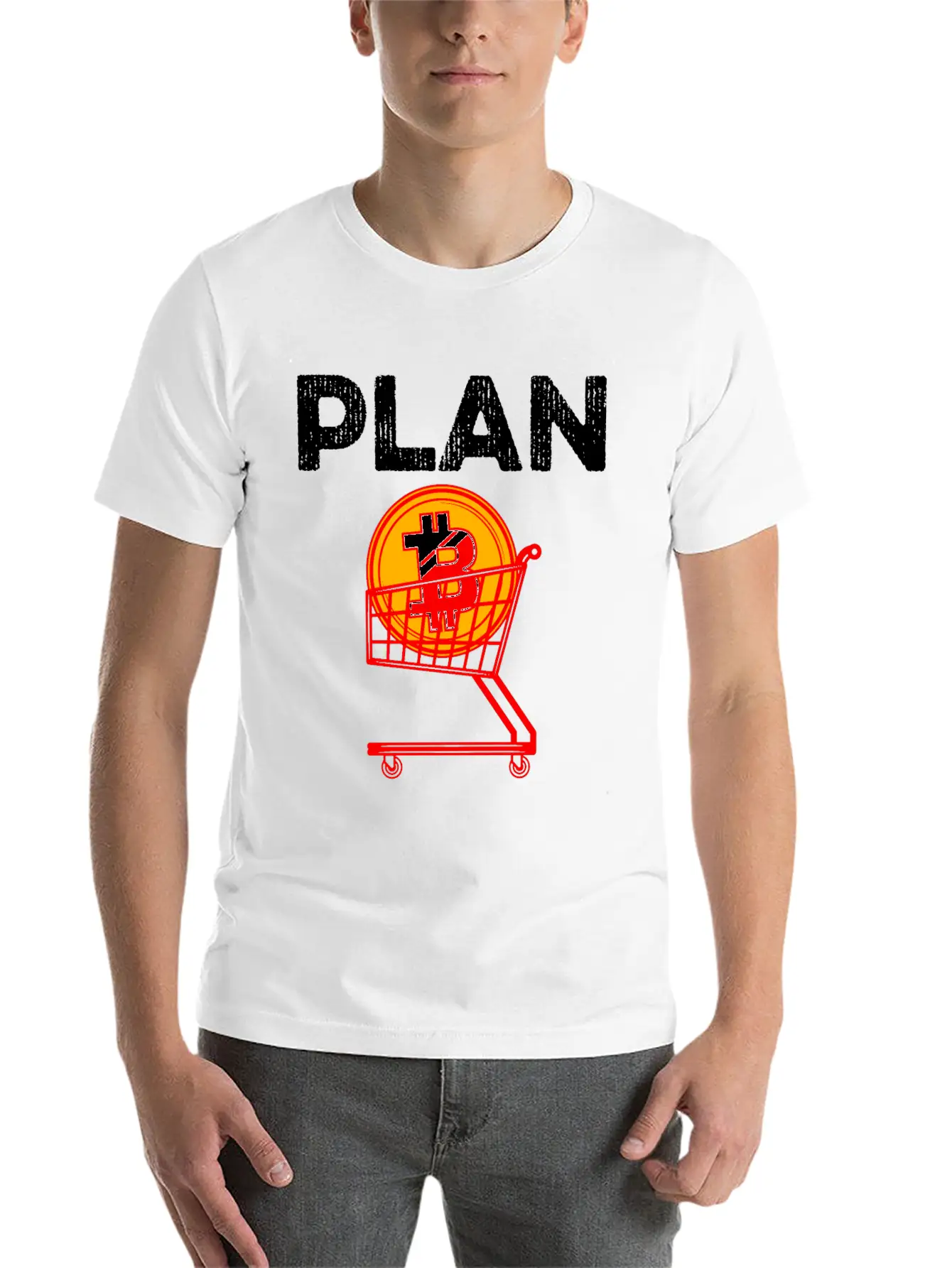 BITCOIN Is The Plan B Timeless Short Sleeve Tee – Comfy And Minimalist Design