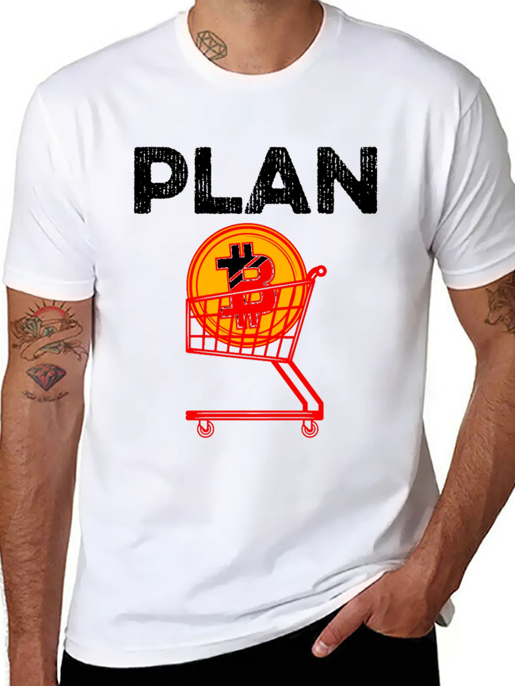 BITCOIN Is The Plan B Timeless Short Sleeve Tee – Comfy And Minimalist Design
