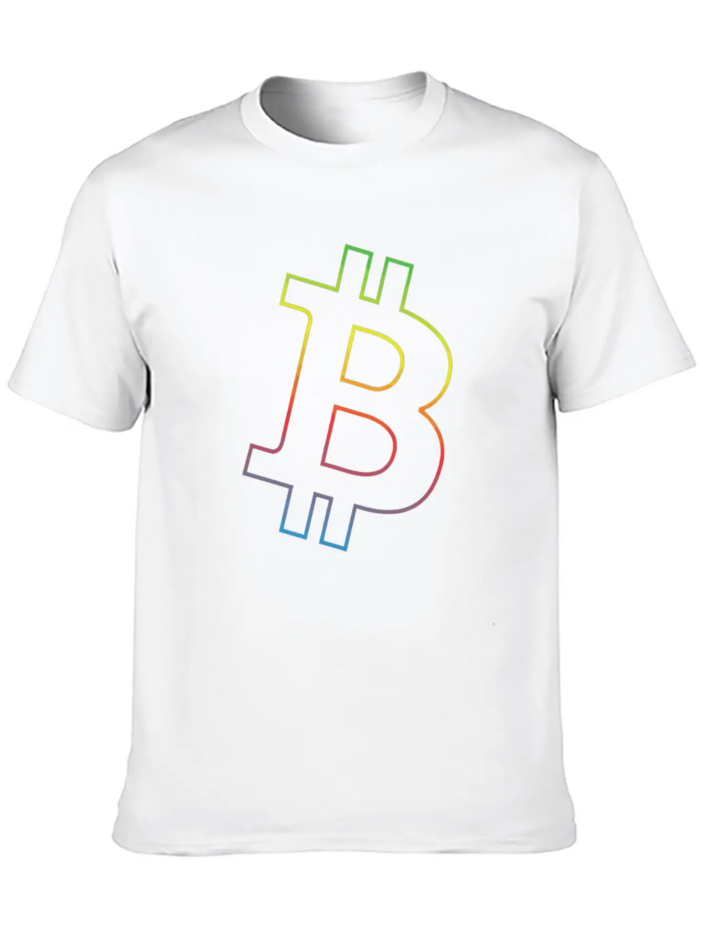 Bitcoin Logo Relaxed Everyday Tee – Lightweight And Durable Cotton