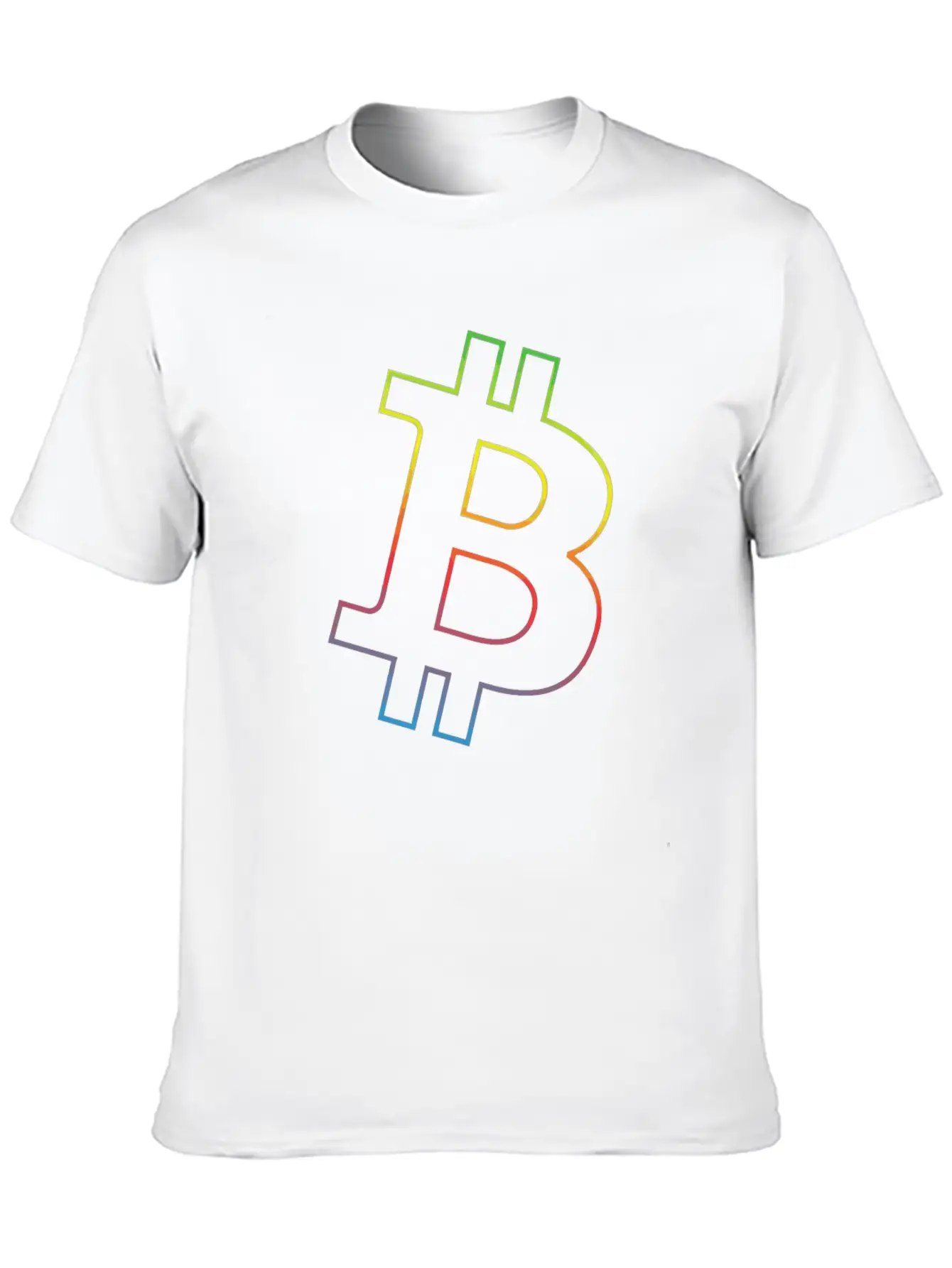 Bitcoin Logo Relaxed Everyday Tee – Lightweight And Durable Cotton