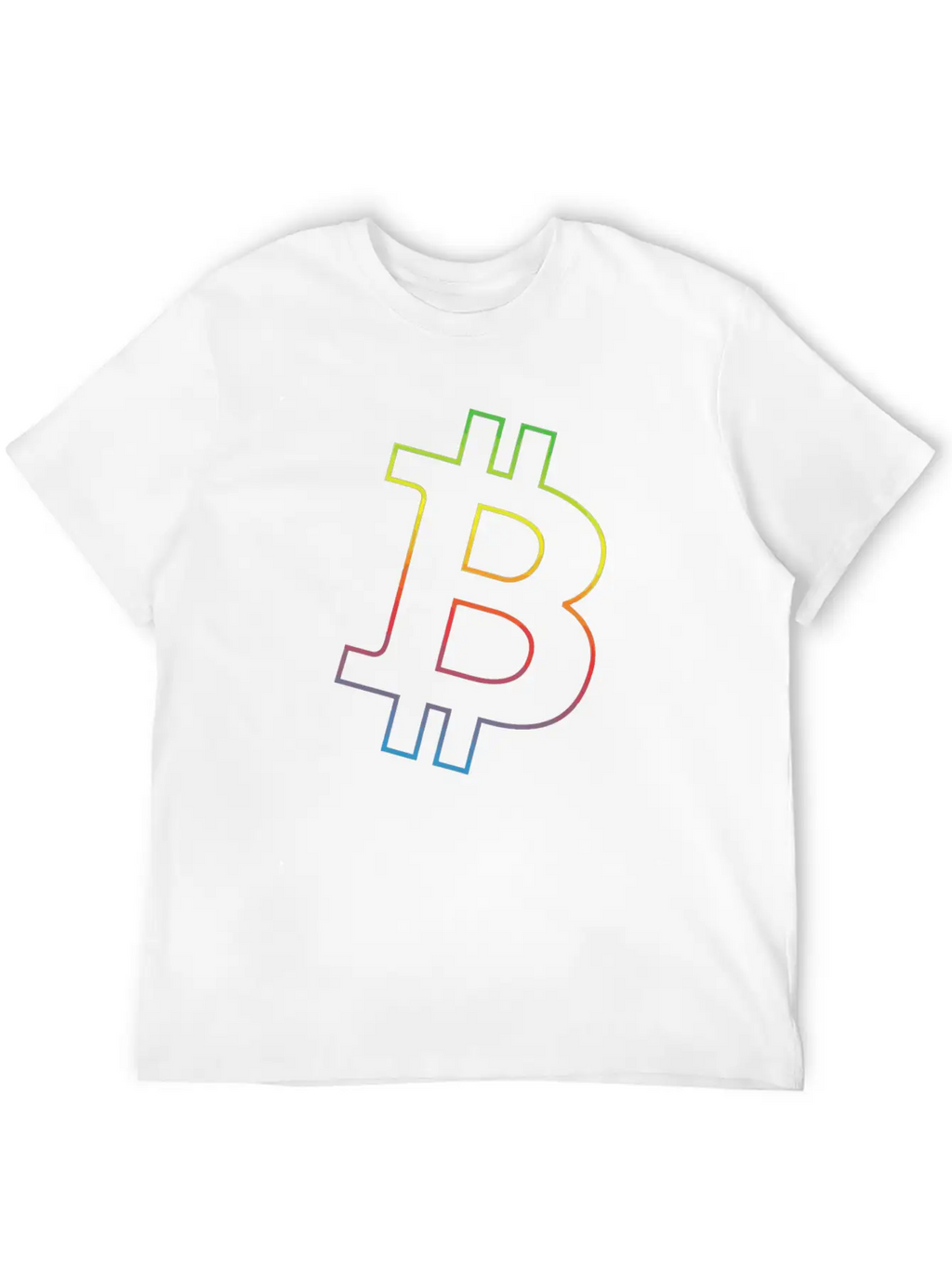 Bitcoin Logo Relaxed Everyday Tee – Lightweight And Durable Cotton