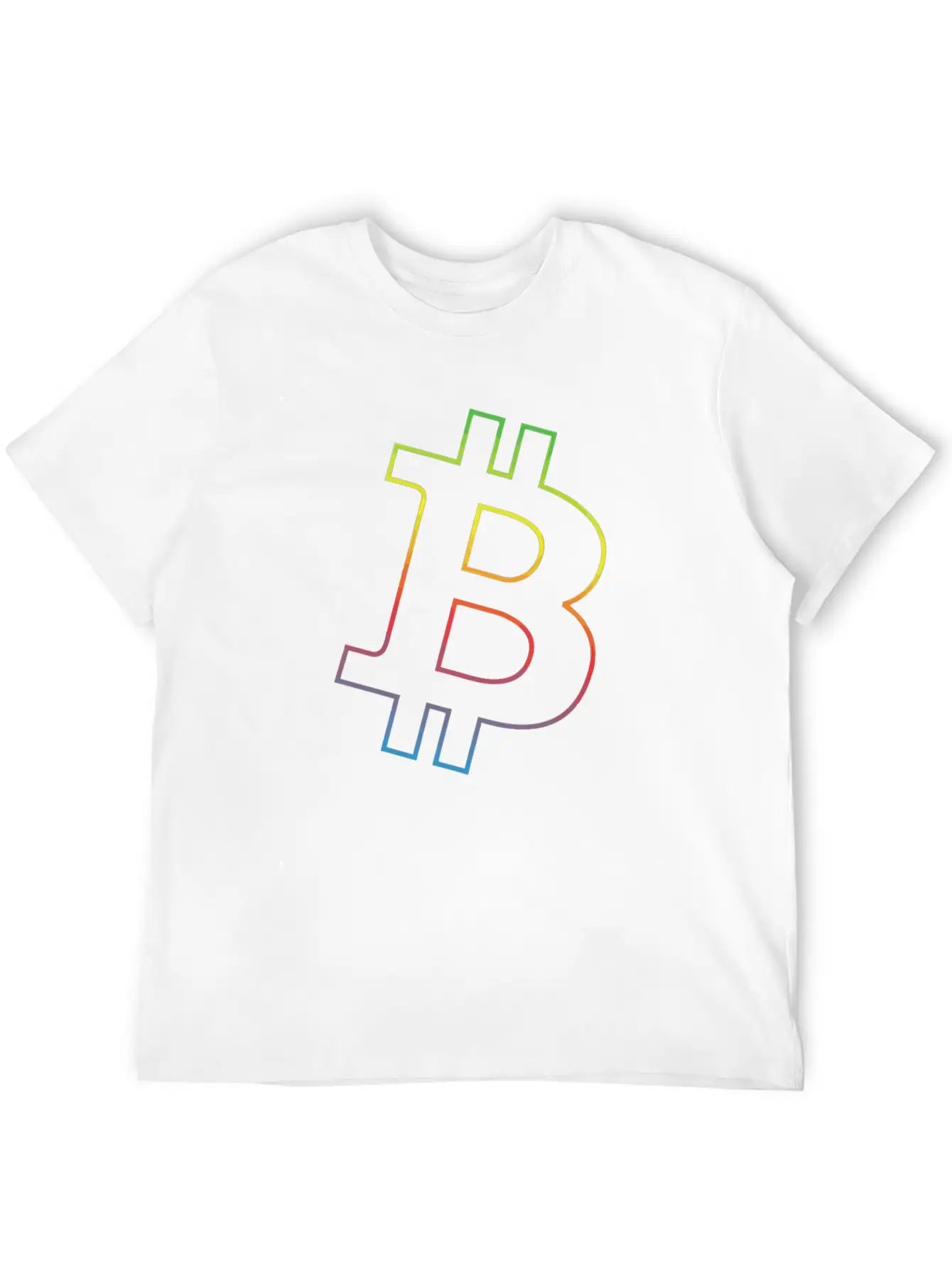 Bitcoin Logo Relaxed Everyday Tee – Lightweight And Durable Cotton