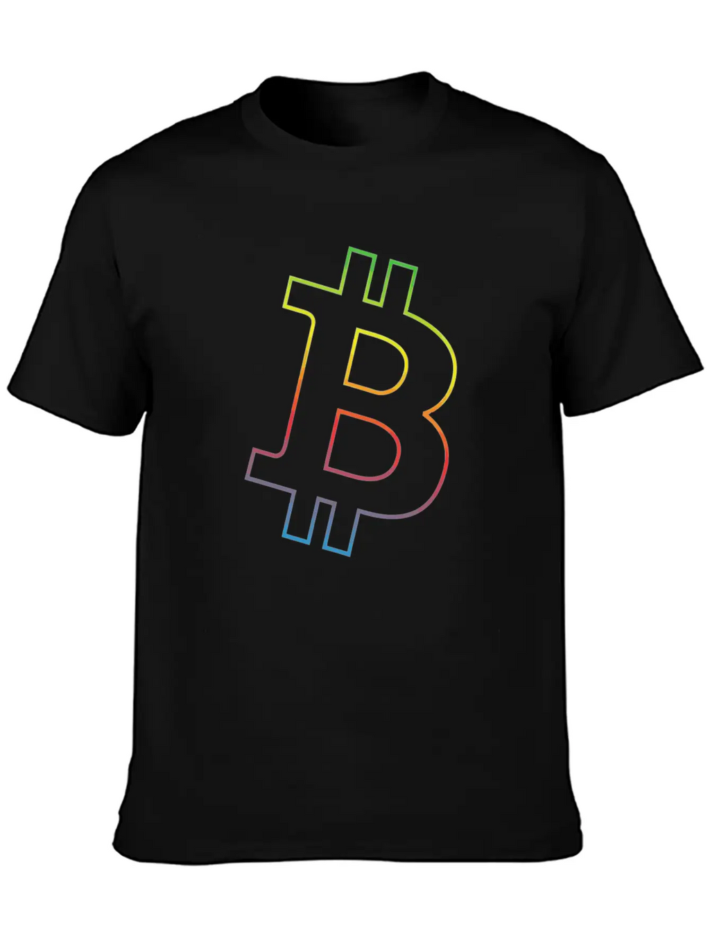 Bitcoin Logo Relaxed Everyday Tee – Lightweight And Durable Cotton