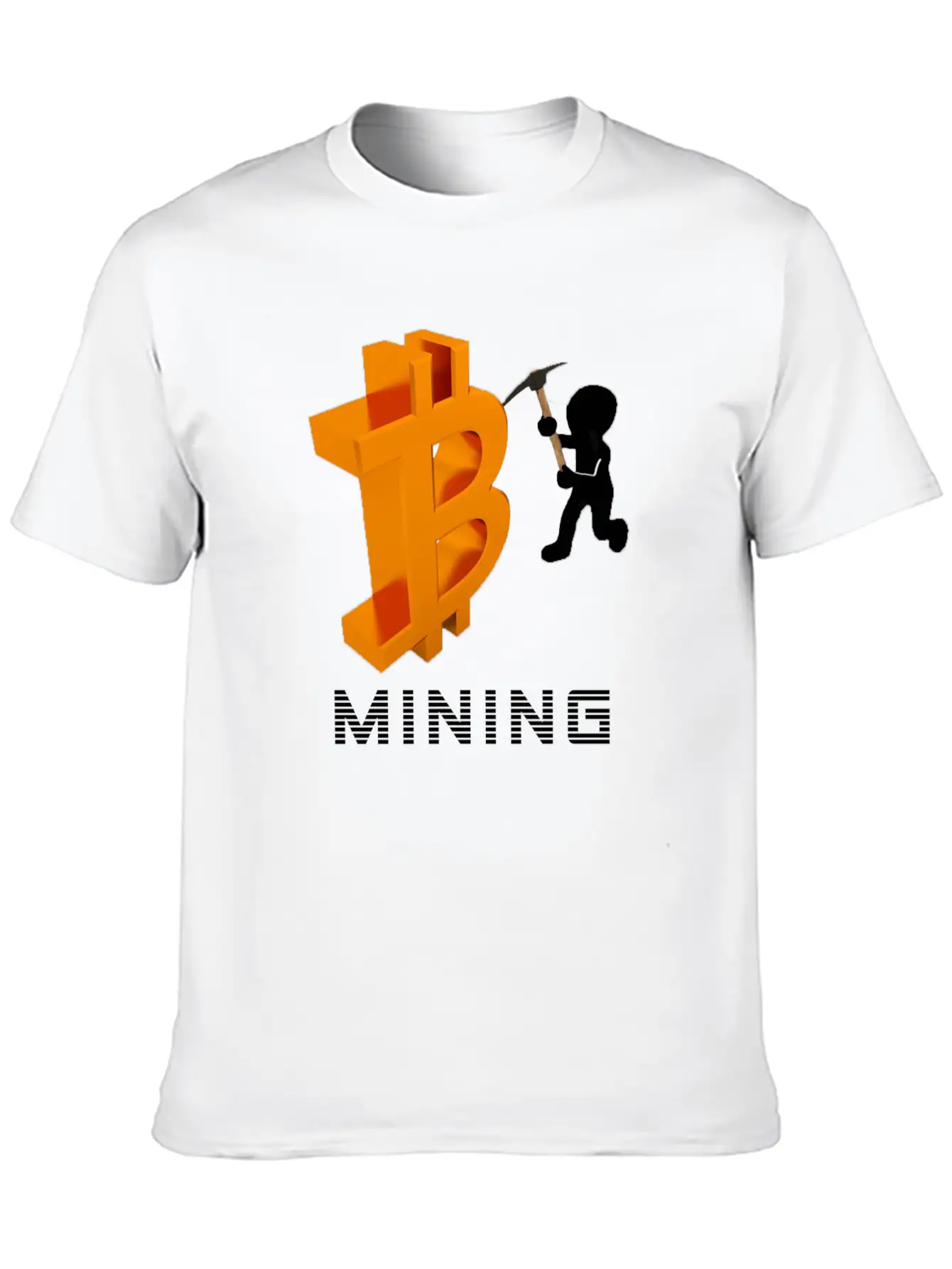 Bitcoin Mining Unisex Casual T-Shirt – Clean Design For Daily Comfort