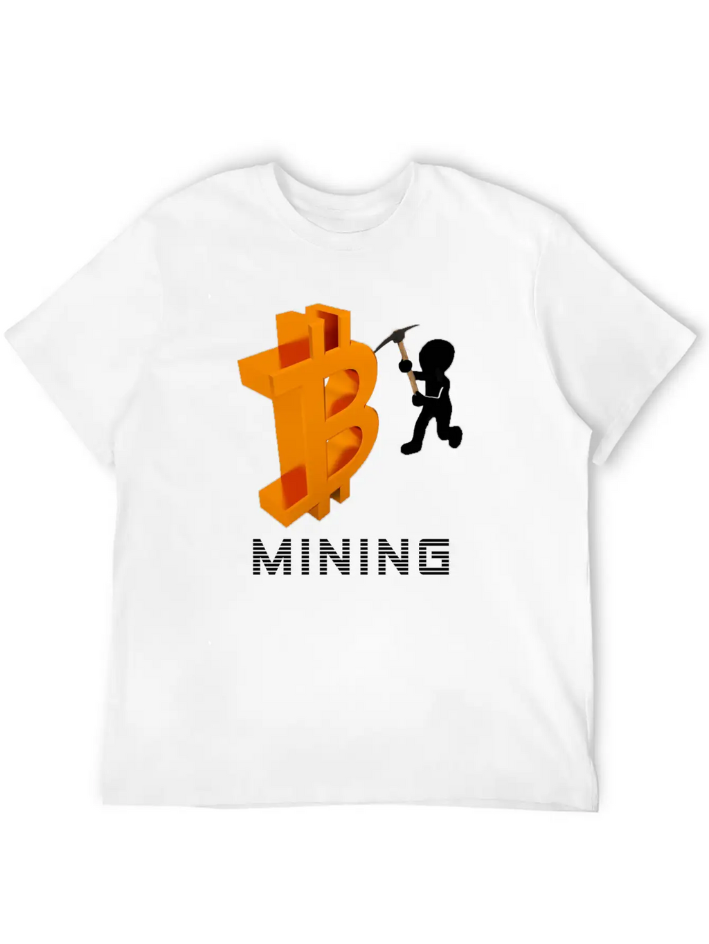 Bitcoin Mining Unisex Casual T-Shirt – Clean Design For Daily Comfort