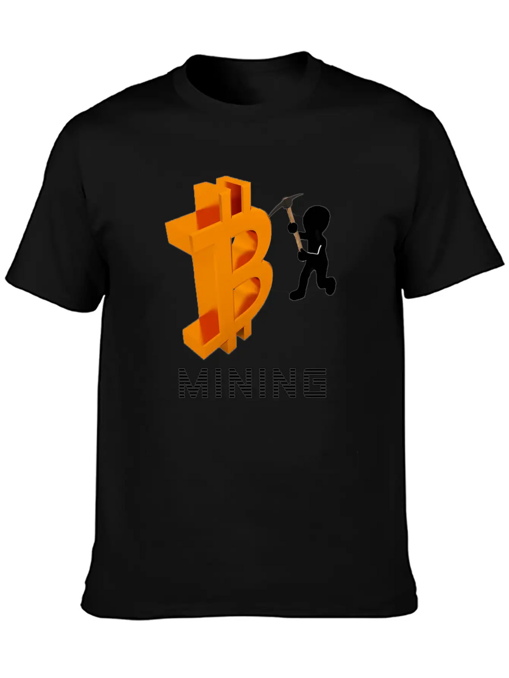 Bitcoin Mining Unisex Casual T-Shirt – Clean Design For Daily Comfort