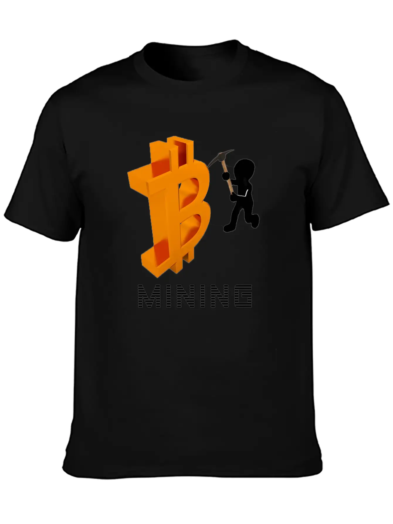 Bitcoin Mining Unisex Casual T-Shirt – Clean Design For Daily Comfort