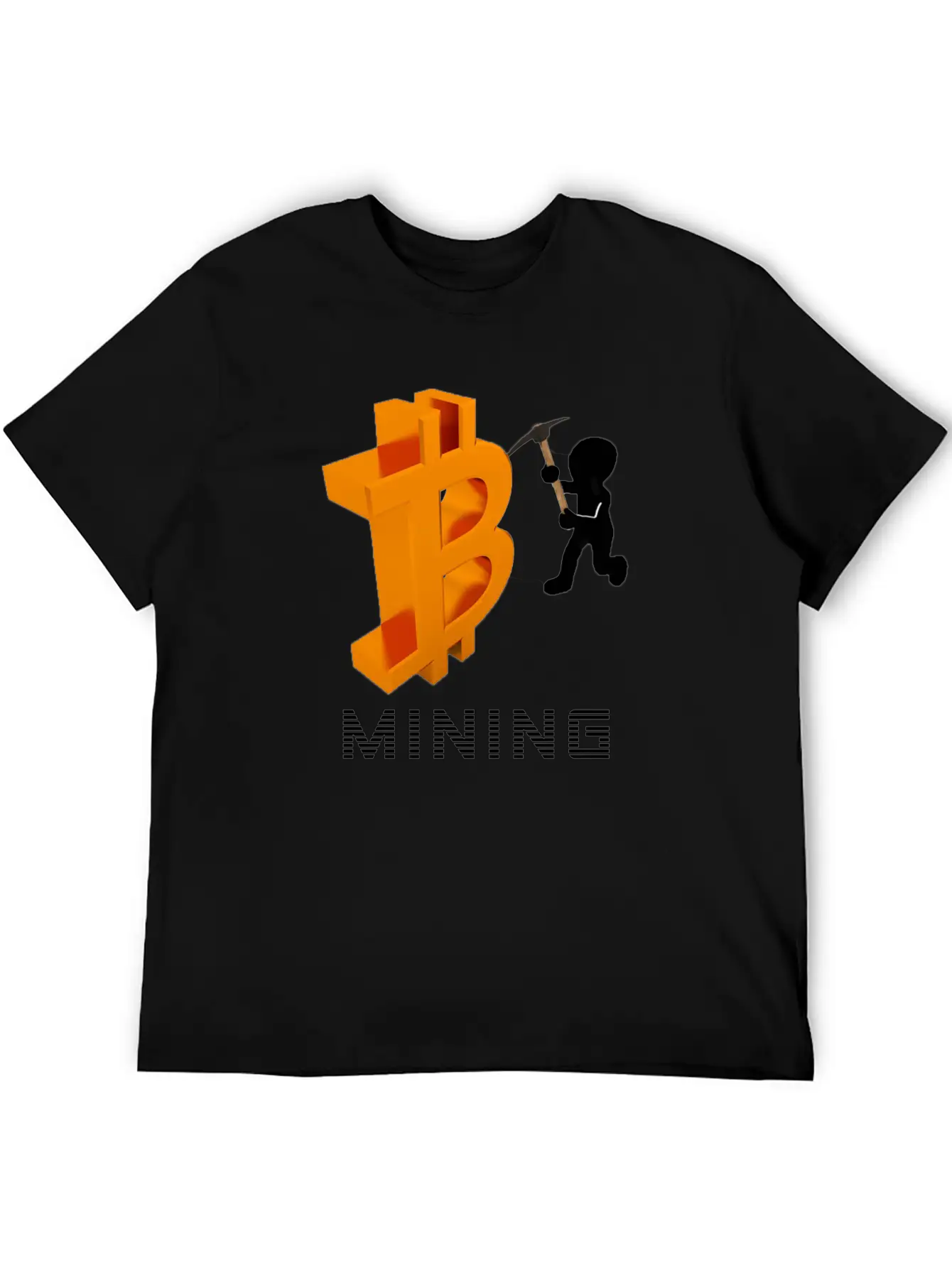 Bitcoin Mining Unisex Casual T-Shirt – Clean Design For Daily Comfort