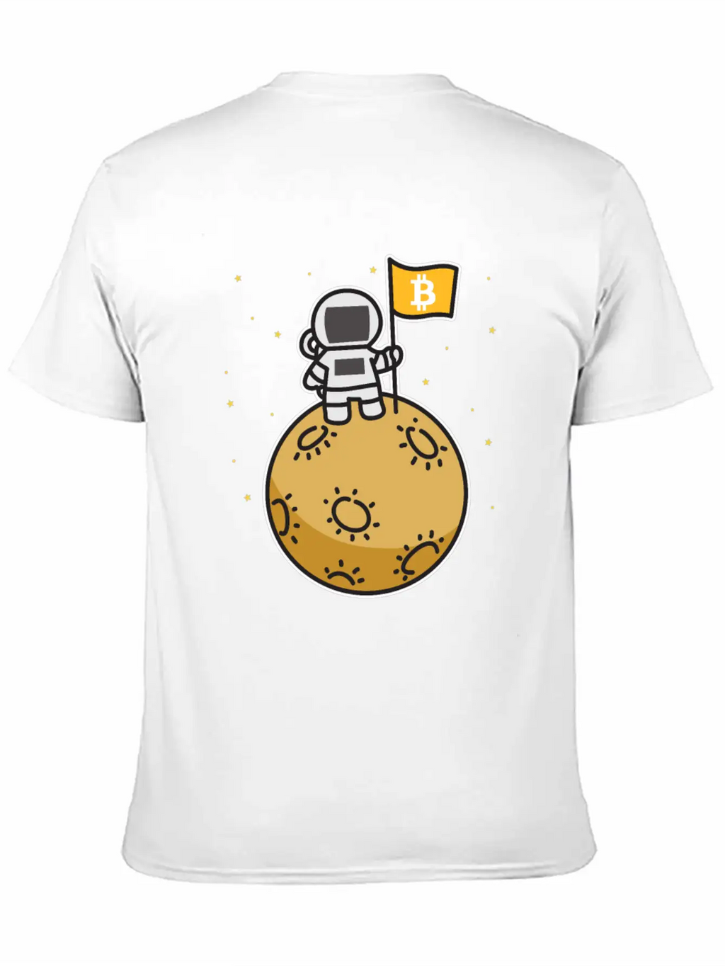 Bitcoin Moon Btc Blockchain Cryptocurrency Gift Timeless Short Sleeve Tee – Comfy And Minimalist Design