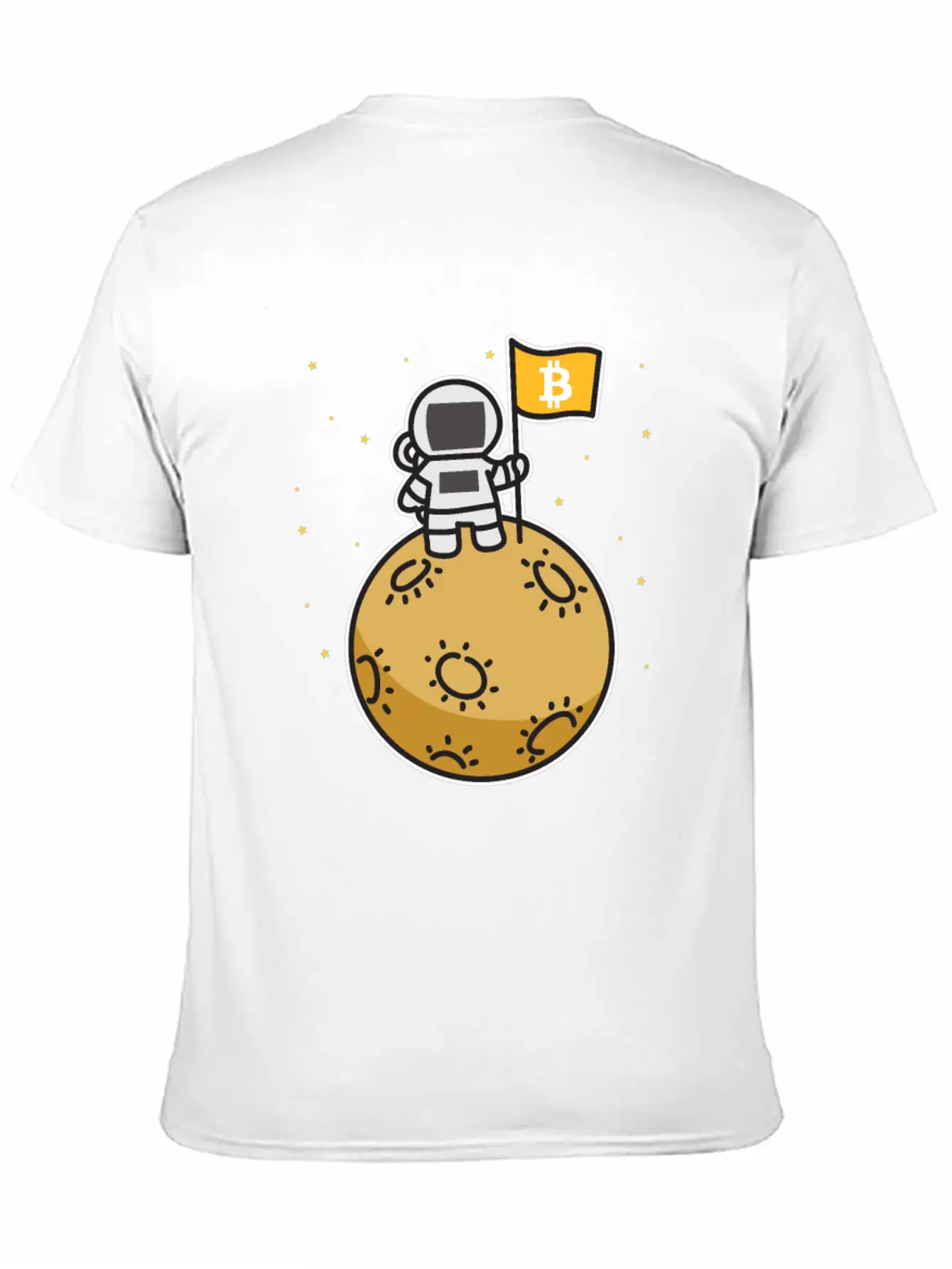Bitcoin Moon Btc Blockchain Cryptocurrency Gift Timeless Short Sleeve Tee – Comfy And Minimalist Design