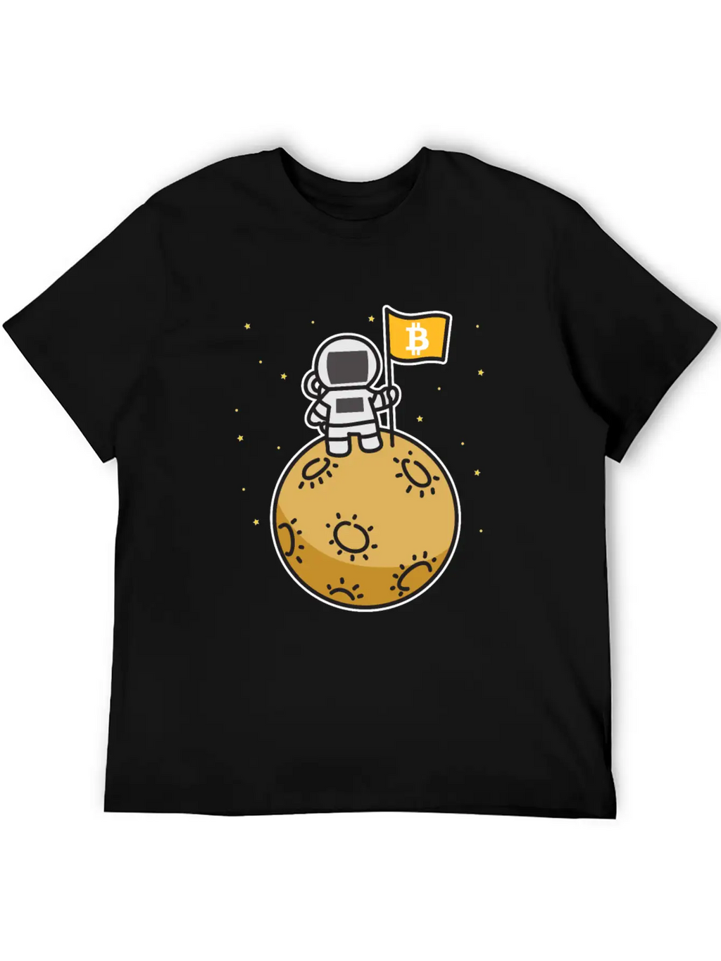 Bitcoin Moon Btc Blockchain Cryptocurrency Gift Timeless Short Sleeve Tee – Comfy And Minimalist Design