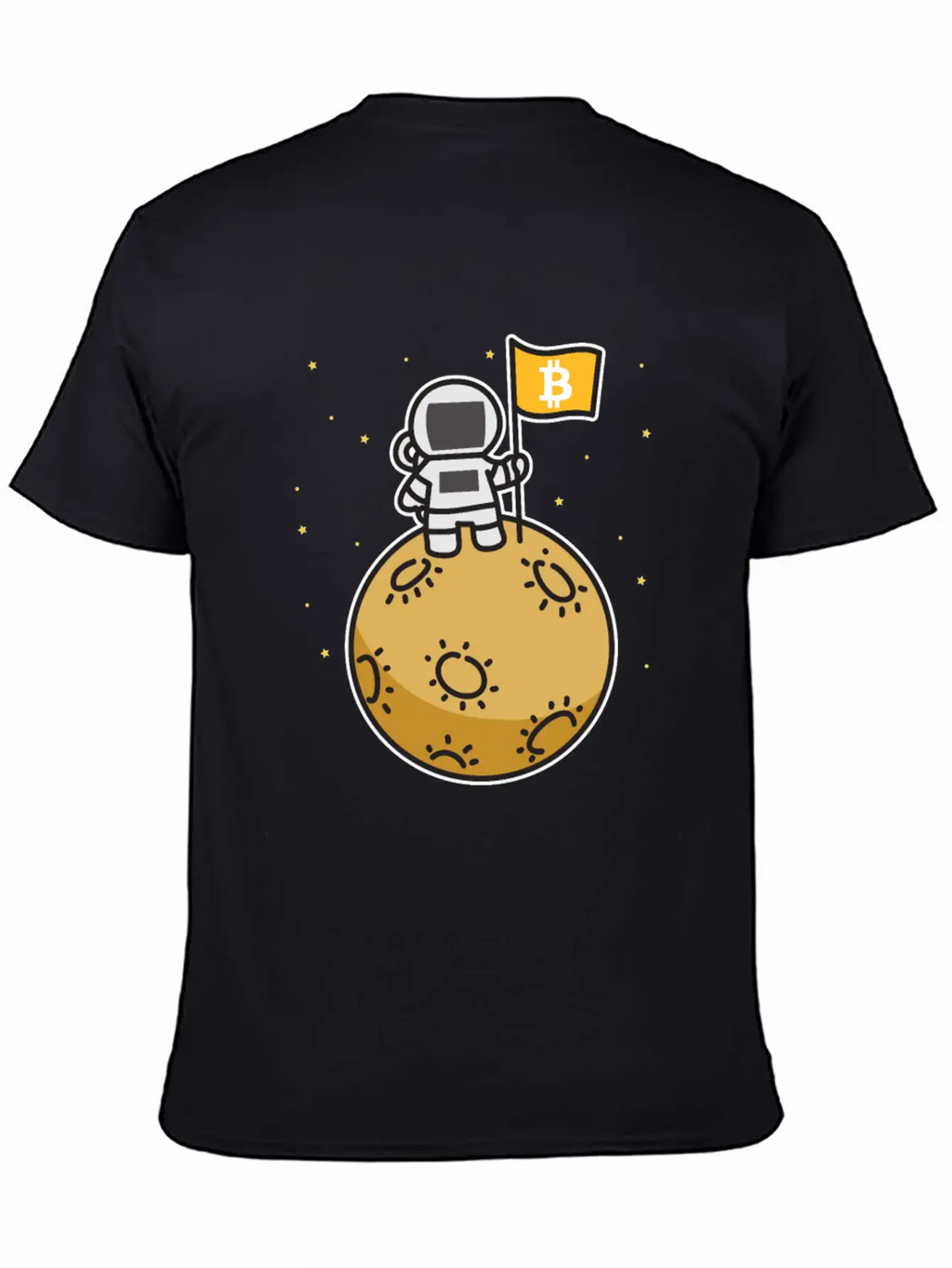 Bitcoin Moon Btc Blockchain Cryptocurrency Gift Timeless Short Sleeve Tee – Comfy And Minimalist Design