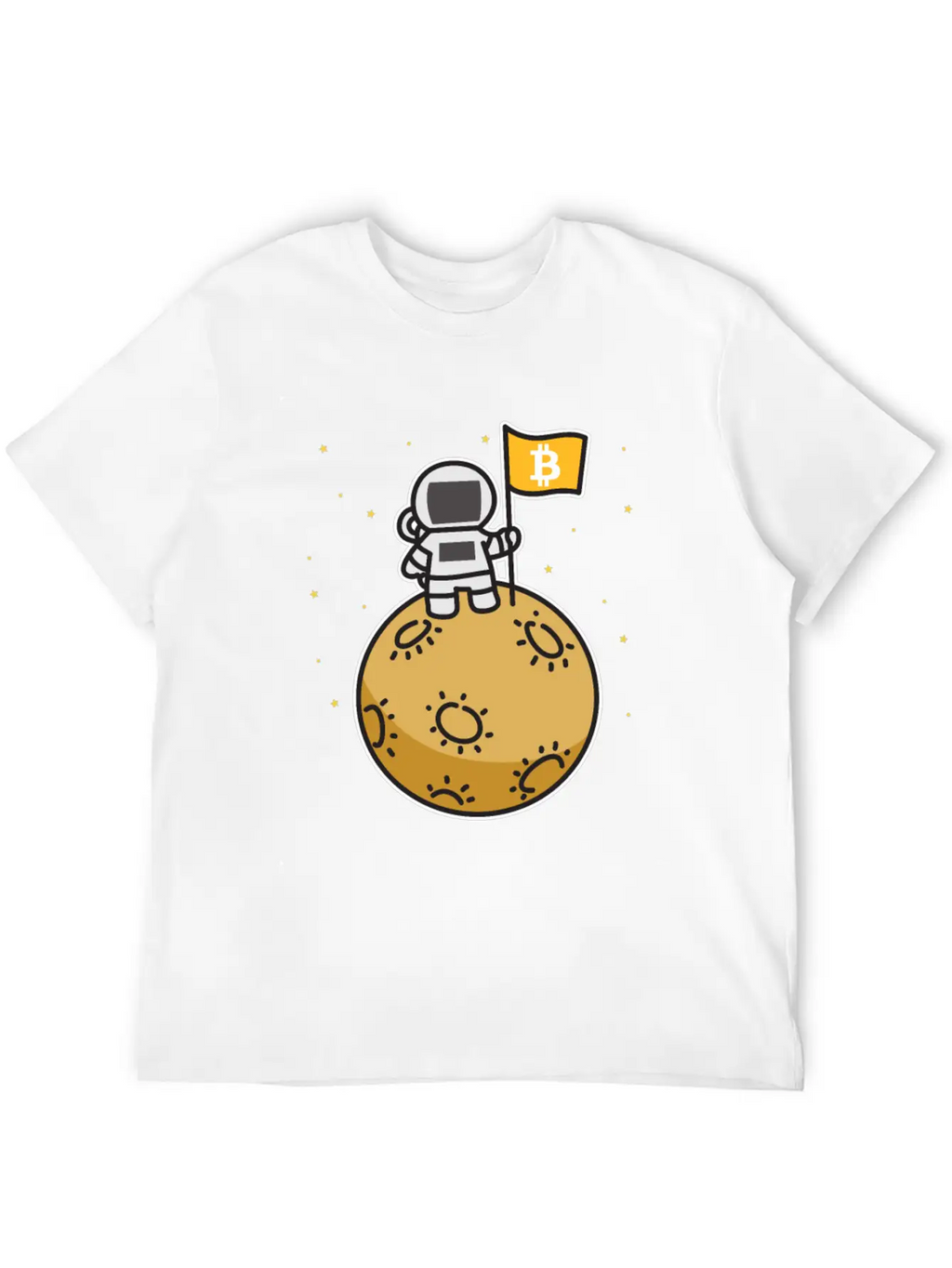 Bitcoin Moon Btc Blockchain Cryptocurrency Gift Timeless Short Sleeve Tee – Comfy And Minimalist Design