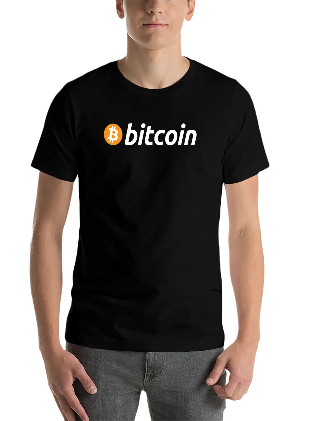 Bitcoin Name Logo Blockchain Crypto Currency HODL Relaxed Everyday Tee – Lightweight And Durable Cotton