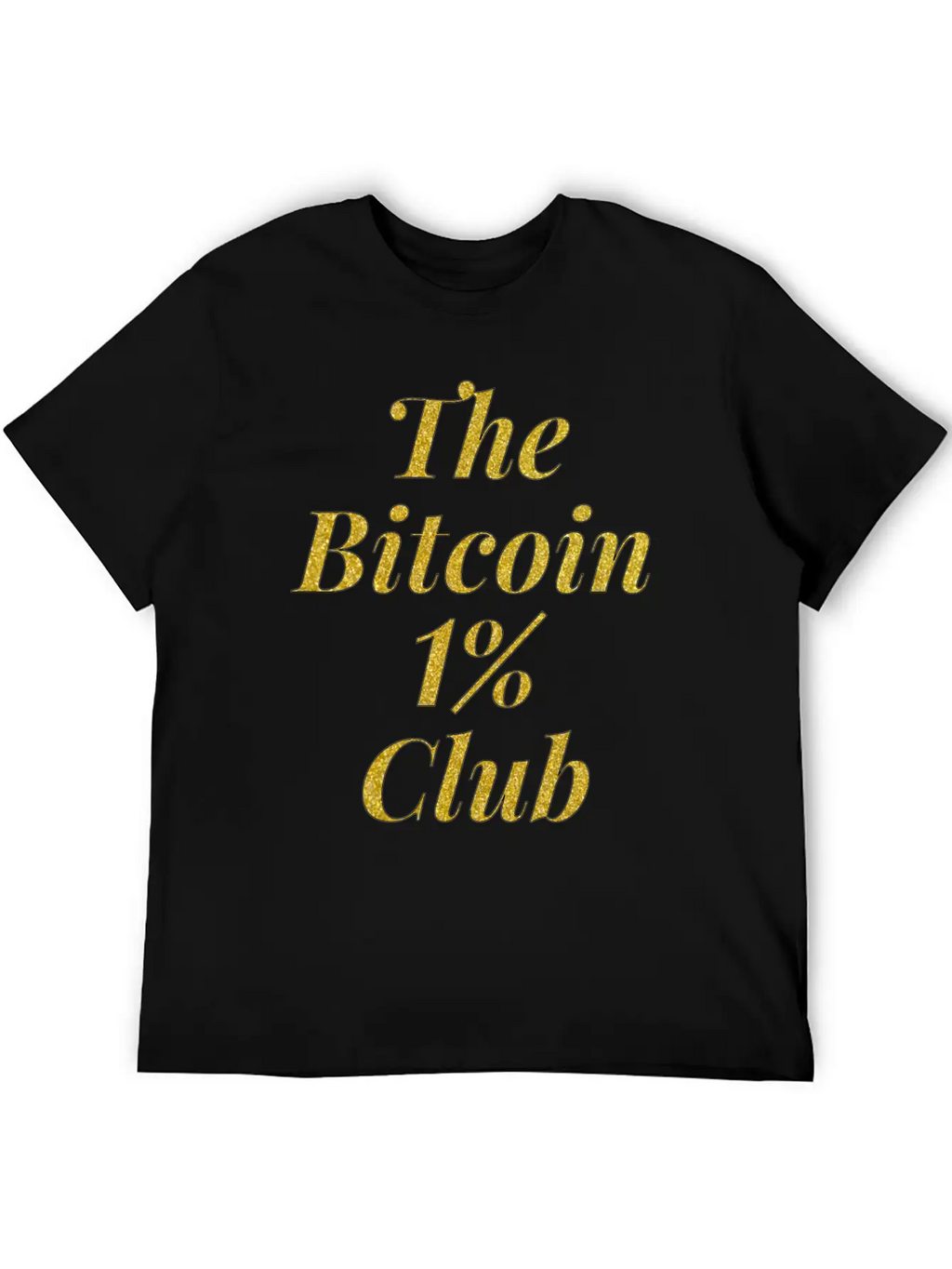 Bitcoin One Percent Essential Cotton Tee For Daily Outfits – Unisex Style