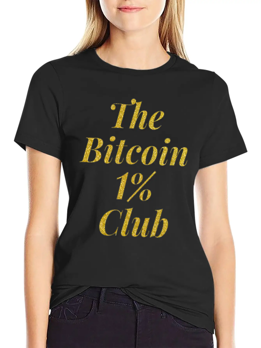 Bitcoin One Percent Essential Cotton Tee For Daily Outfits – Unisex Style