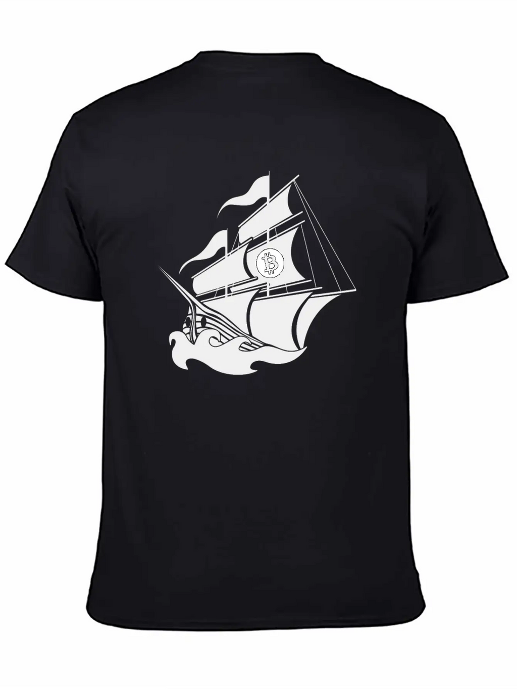 Bitcoin Pirate Ship Blockchain HODL Digital Timeless Short Sleeve Tee – Comfy And Minimalist Design