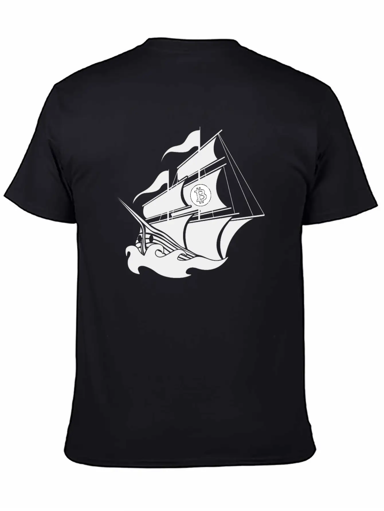 Bitcoin Pirate Ship Blockchain HODL Digital Timeless Short Sleeve Tee – Comfy And Minimalist Design