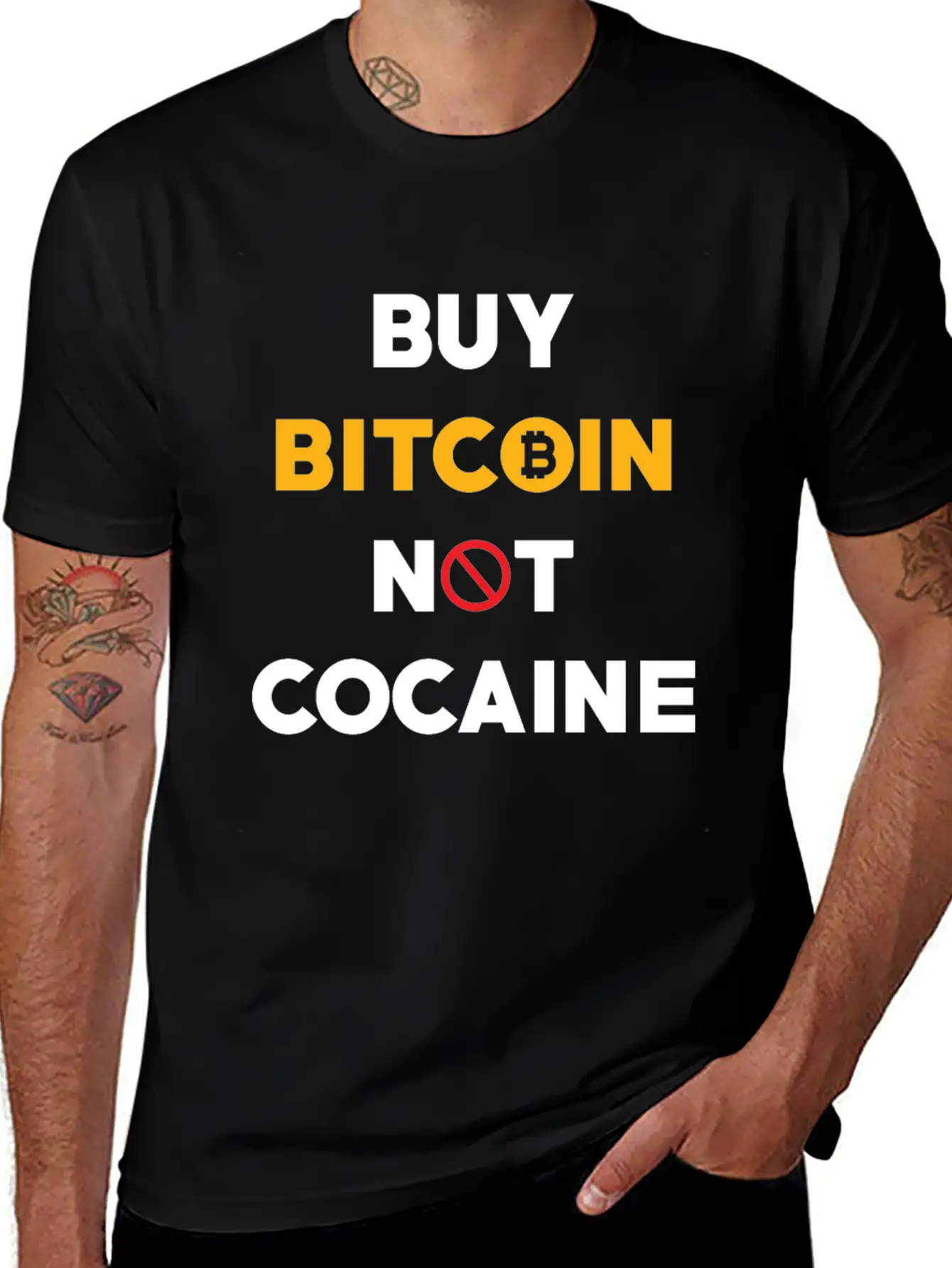 Bitcoin Saying Bitcoins Gift Relaxed Everyday Tee – Lightweight And Durable Cotton