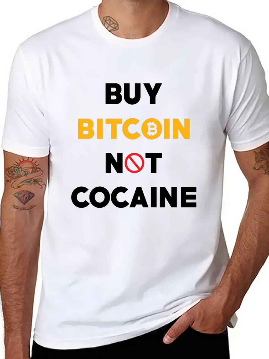 Bitcoin Saying Bitcoins Gift Relaxed Everyday Tee – Lightweight And Durable Cotton