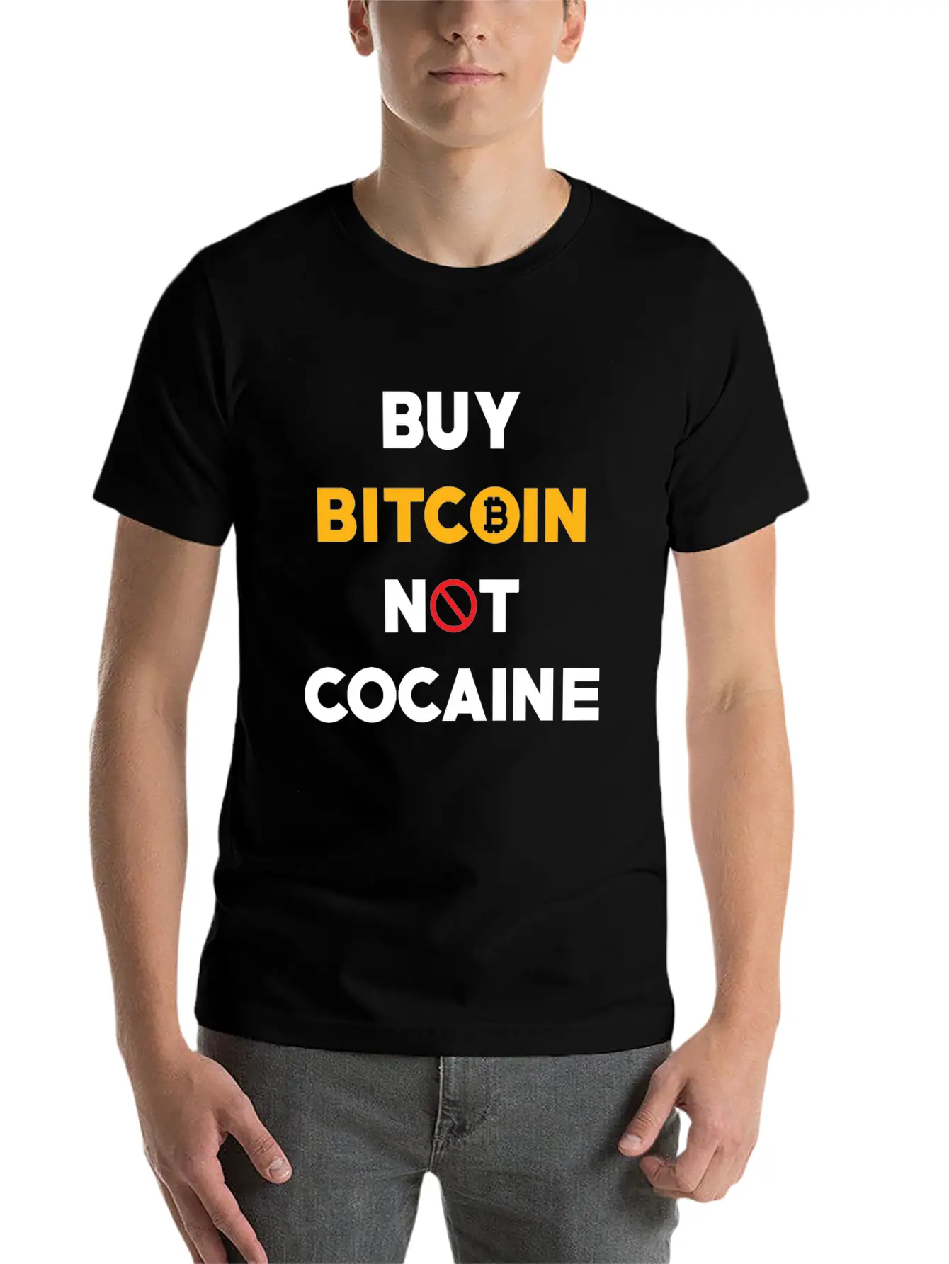 Bitcoin Saying Bitcoins Gift Relaxed Everyday Tee – Lightweight And Durable Cotton