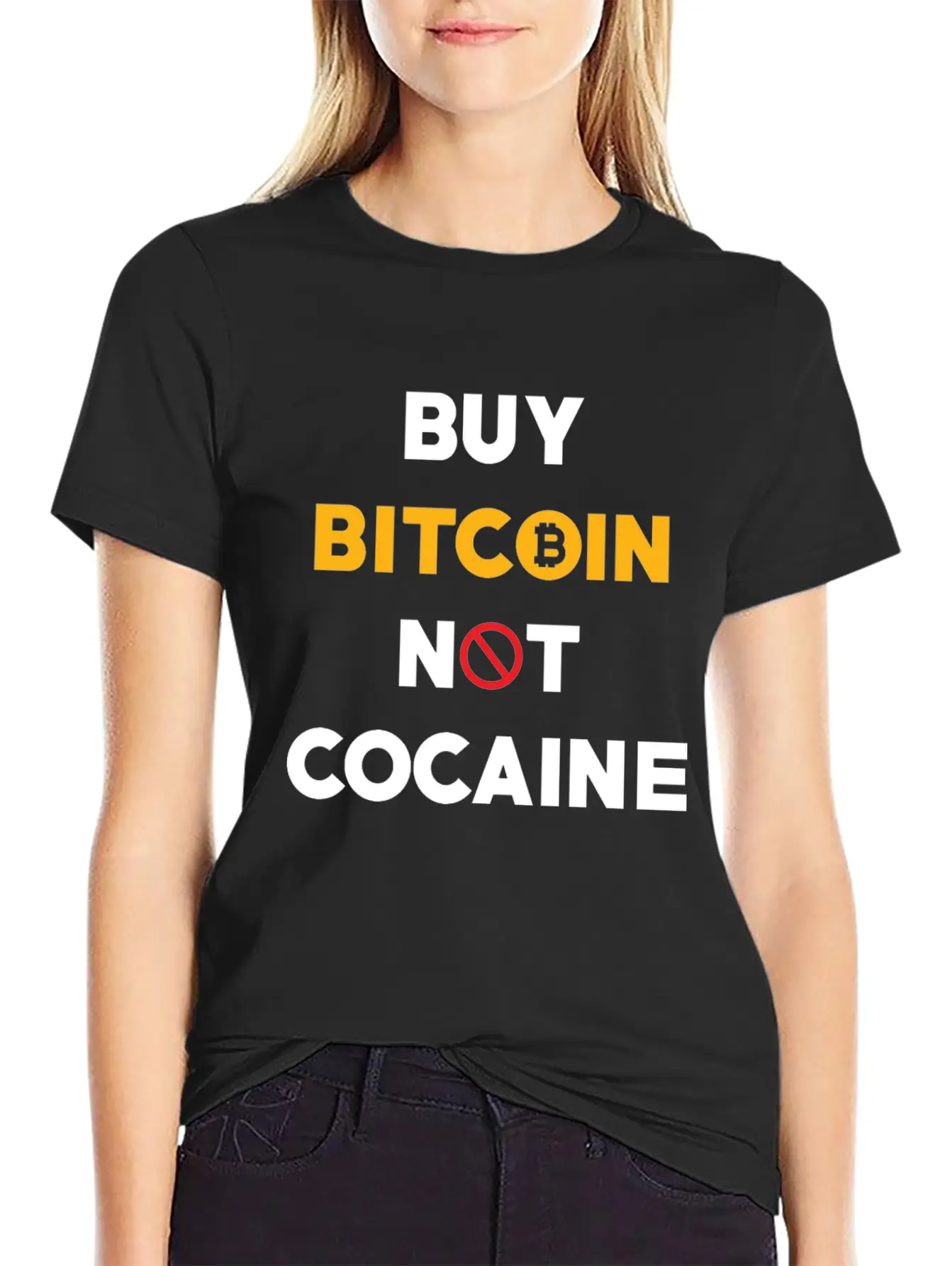 Bitcoin Saying Bitcoins Gift Relaxed Everyday Tee – Lightweight And Durable Cotton