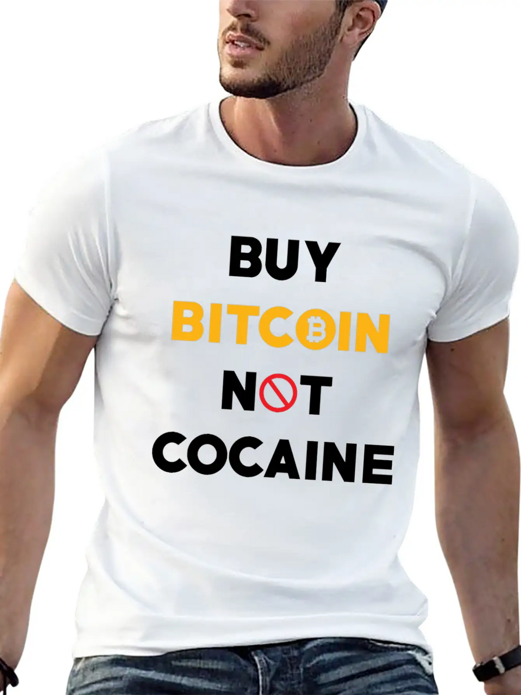 Bitcoin Saying Bitcoins Gift Relaxed Everyday Tee – Lightweight And Durable Cotton