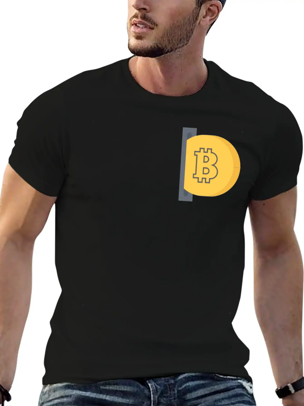 BITCOIN Stylish Everyday T-Shirt – Unisex Basic Cotton Tee