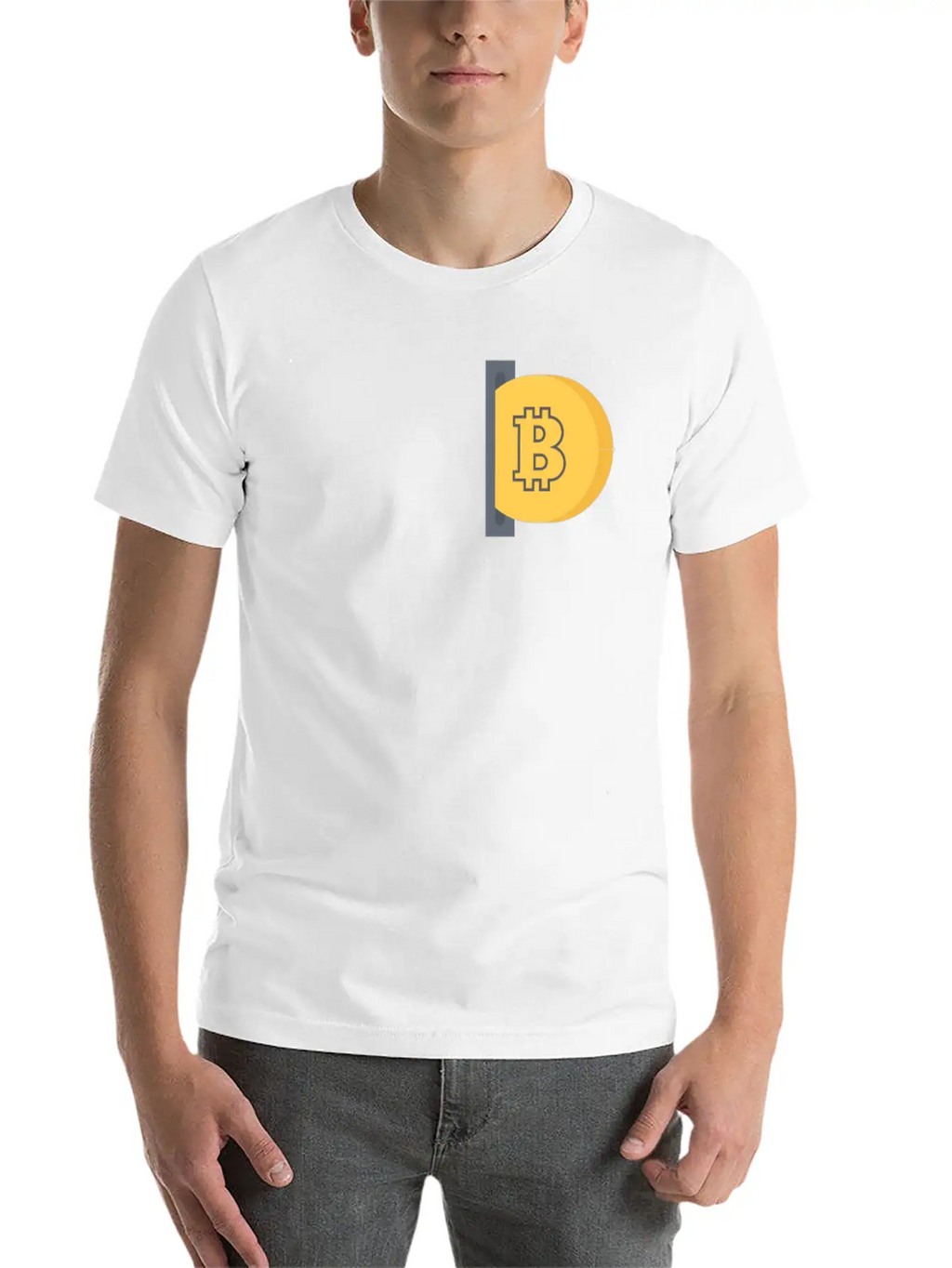 BITCOIN Stylish Everyday T-Shirt – Unisex Basic Cotton Tee