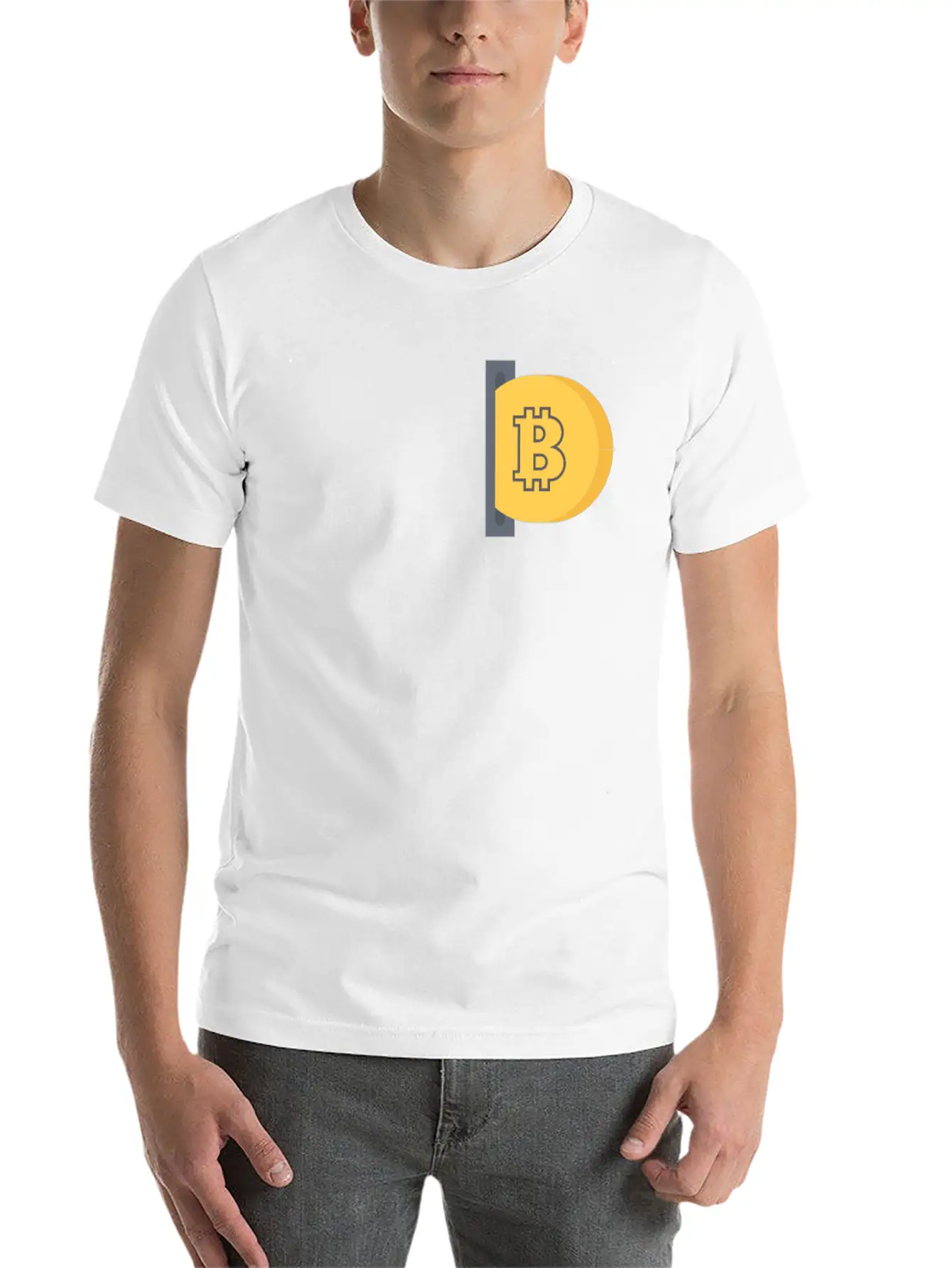 BITCOIN Stylish Everyday T-Shirt – Unisex Basic Cotton Tee