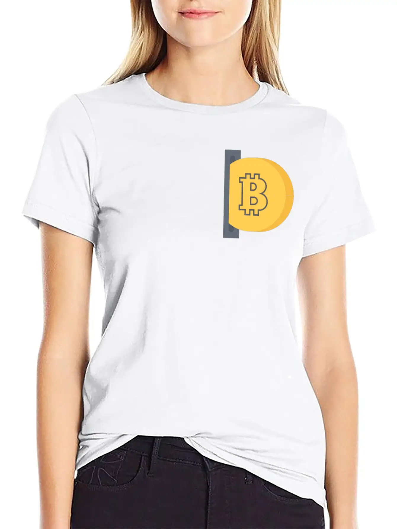 BITCOIN Stylish Everyday T-Shirt – Unisex Basic Cotton Tee