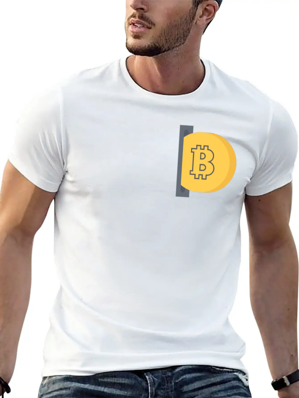 BITCOIN Stylish Everyday T-Shirt – Unisex Basic Cotton Tee