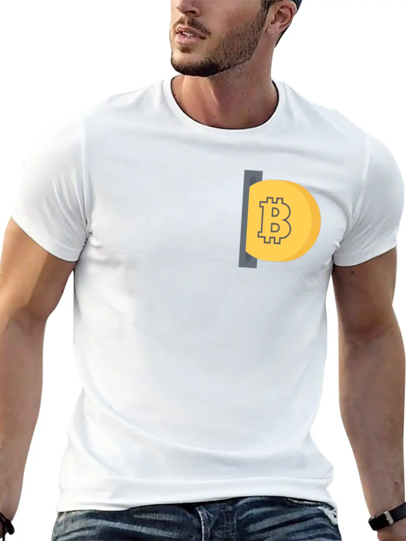 BITCOIN Stylish Everyday T-Shirt – Unisex Basic Cotton Tee