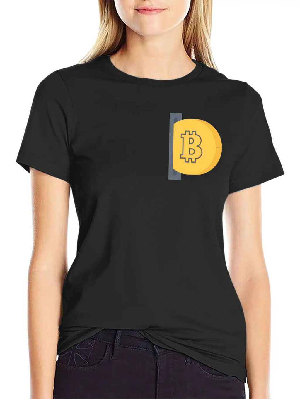 BITCOIN Stylish Everyday T-Shirt – Unisex Basic Cotton Tee
