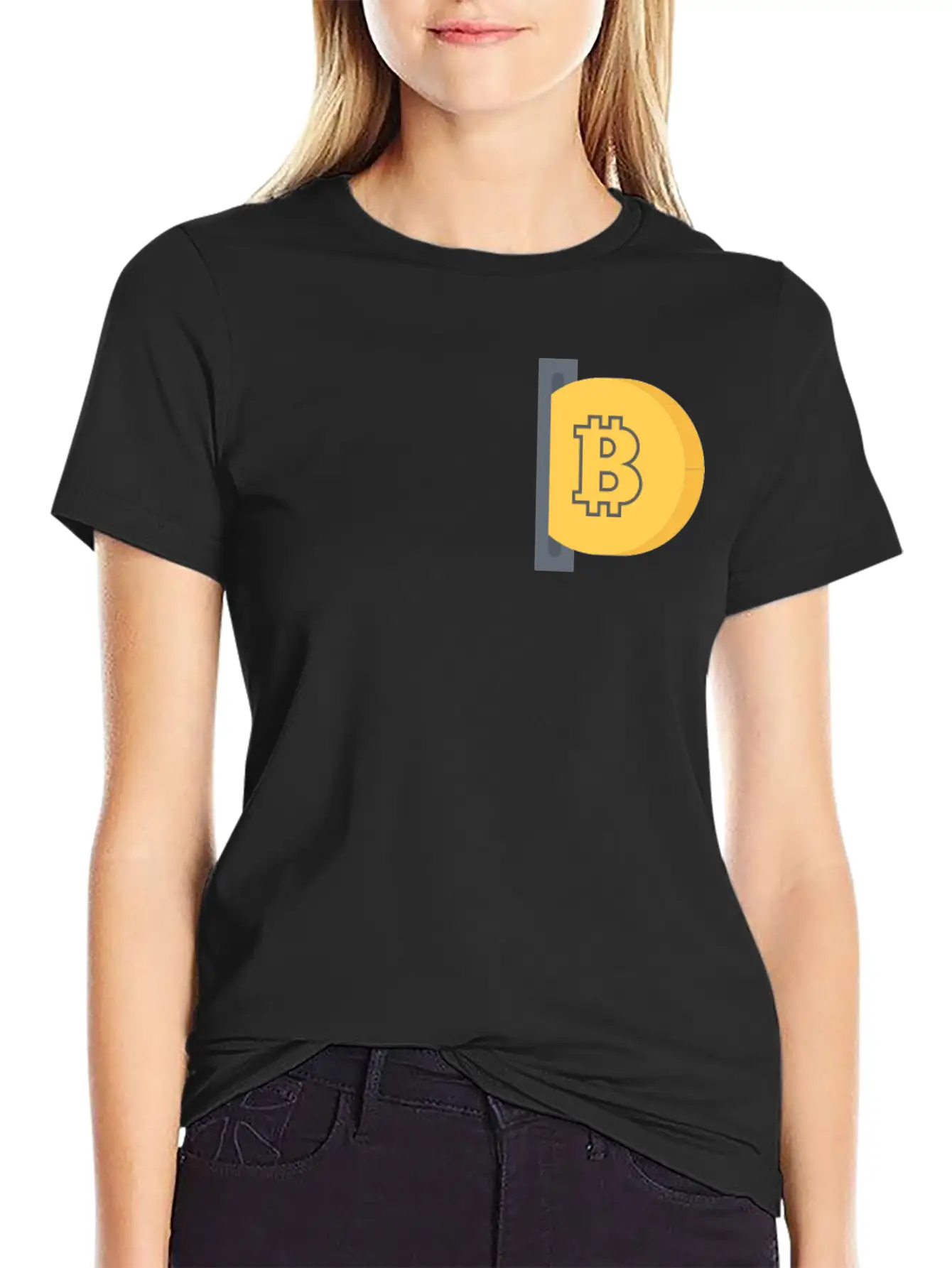 BITCOIN Stylish Everyday T-Shirt – Unisex Basic Cotton Tee